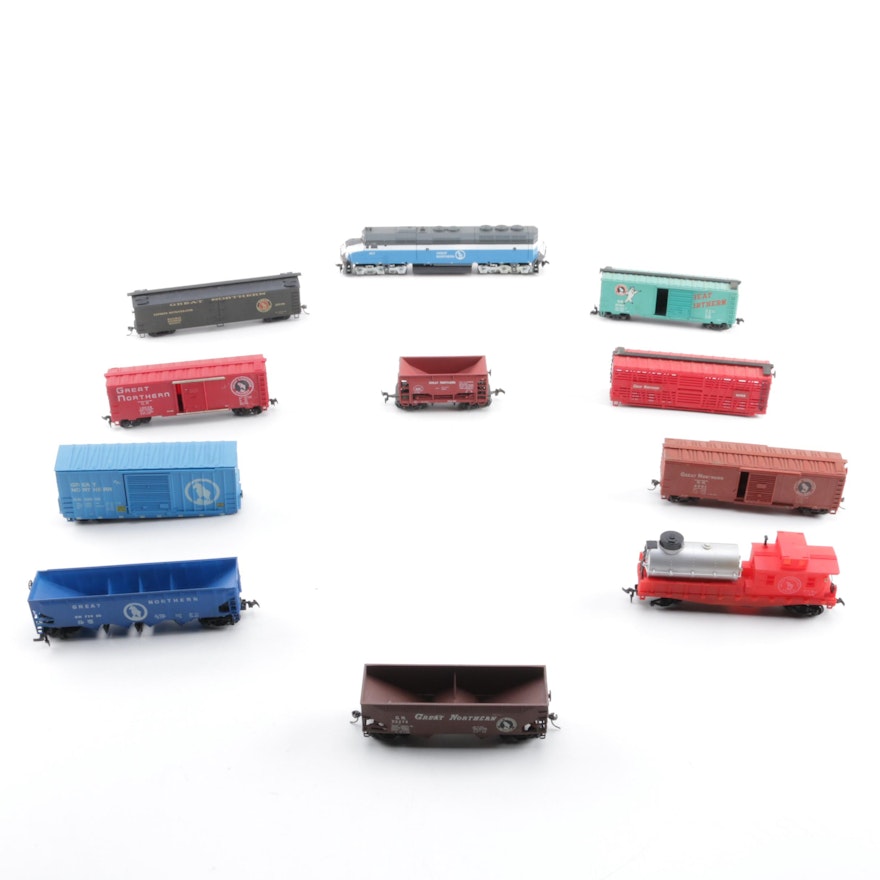 Great Northern HO Scale Train Line Assortment
