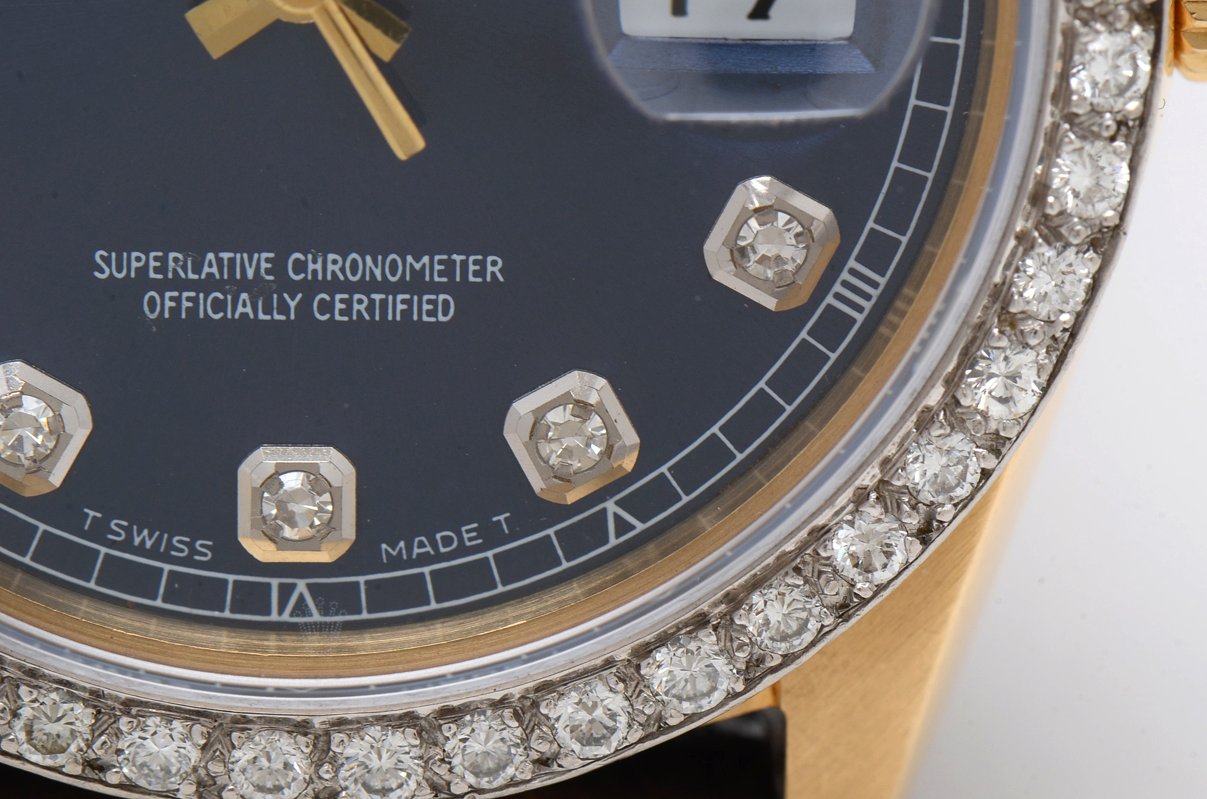 Rolex Day-Date 18K Yellow Gold Diamond Bezel 36mm Watch