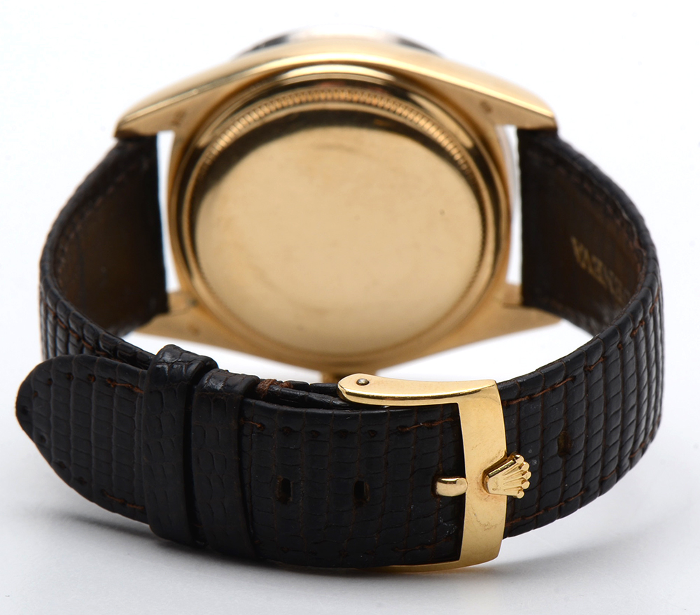 Rolex Day-Date 18K Yellow Gold Diamond Bezel 36mm Watch