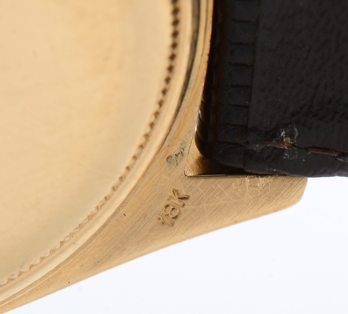 Rolex Day-Date 18K Yellow Gold Diamond Bezel 36mm Watch