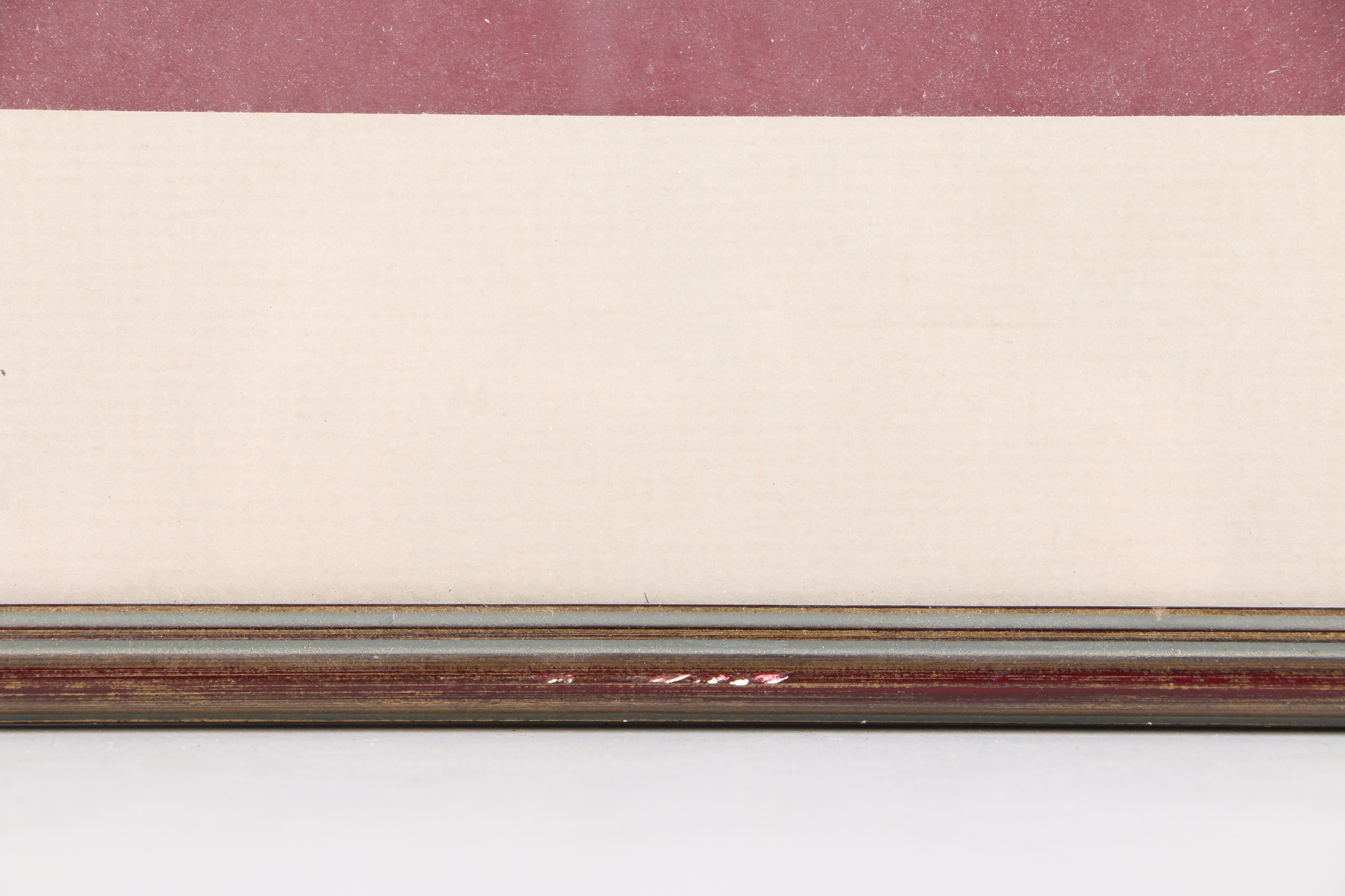 Charcoal Drawing of a Pensive Figure