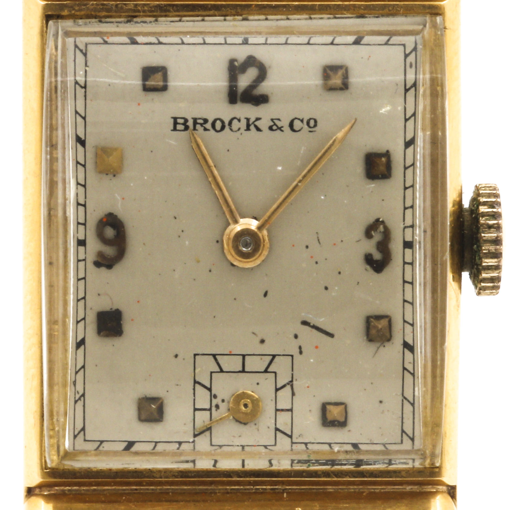 Brock & Co. 18K Yellow Gold Watch