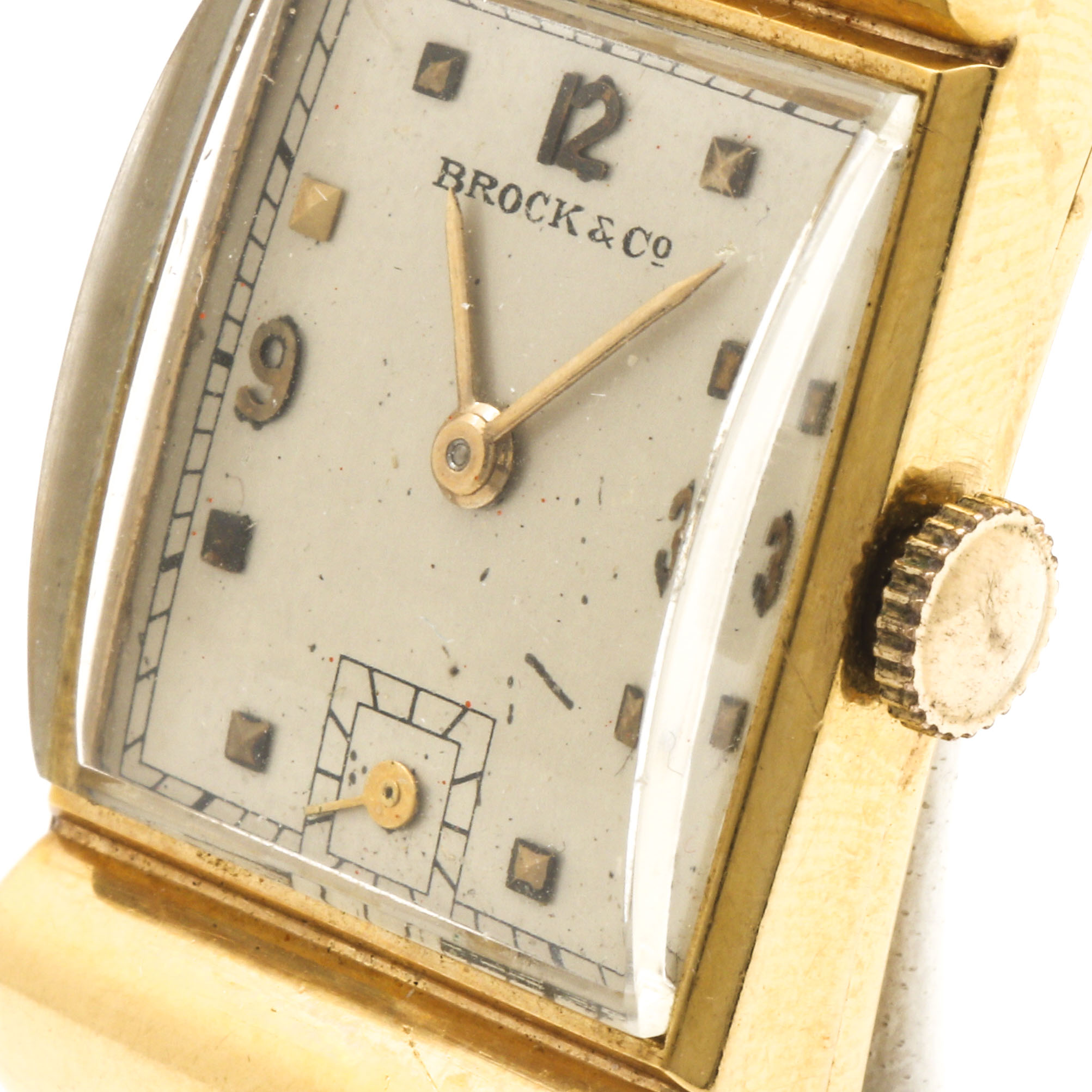 Brock & Co. 18K Yellow Gold Watch