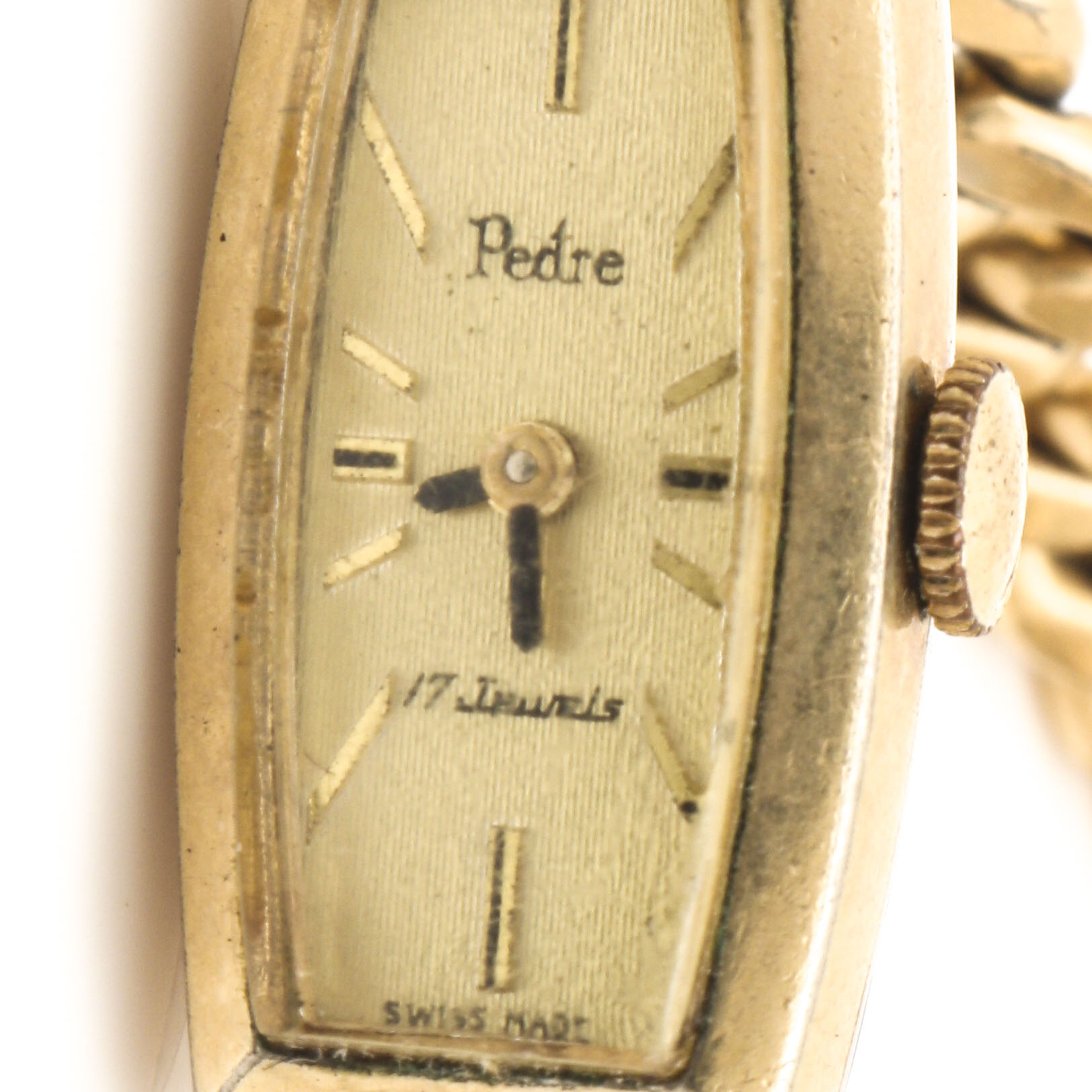 Pedre Watch and Miniature Mantel Clock