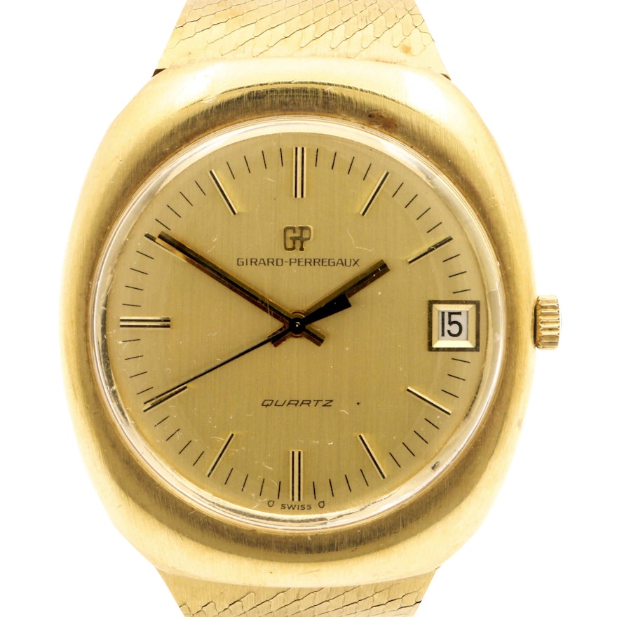18K Yellow Gold Girard-Perregaux Wristwatch