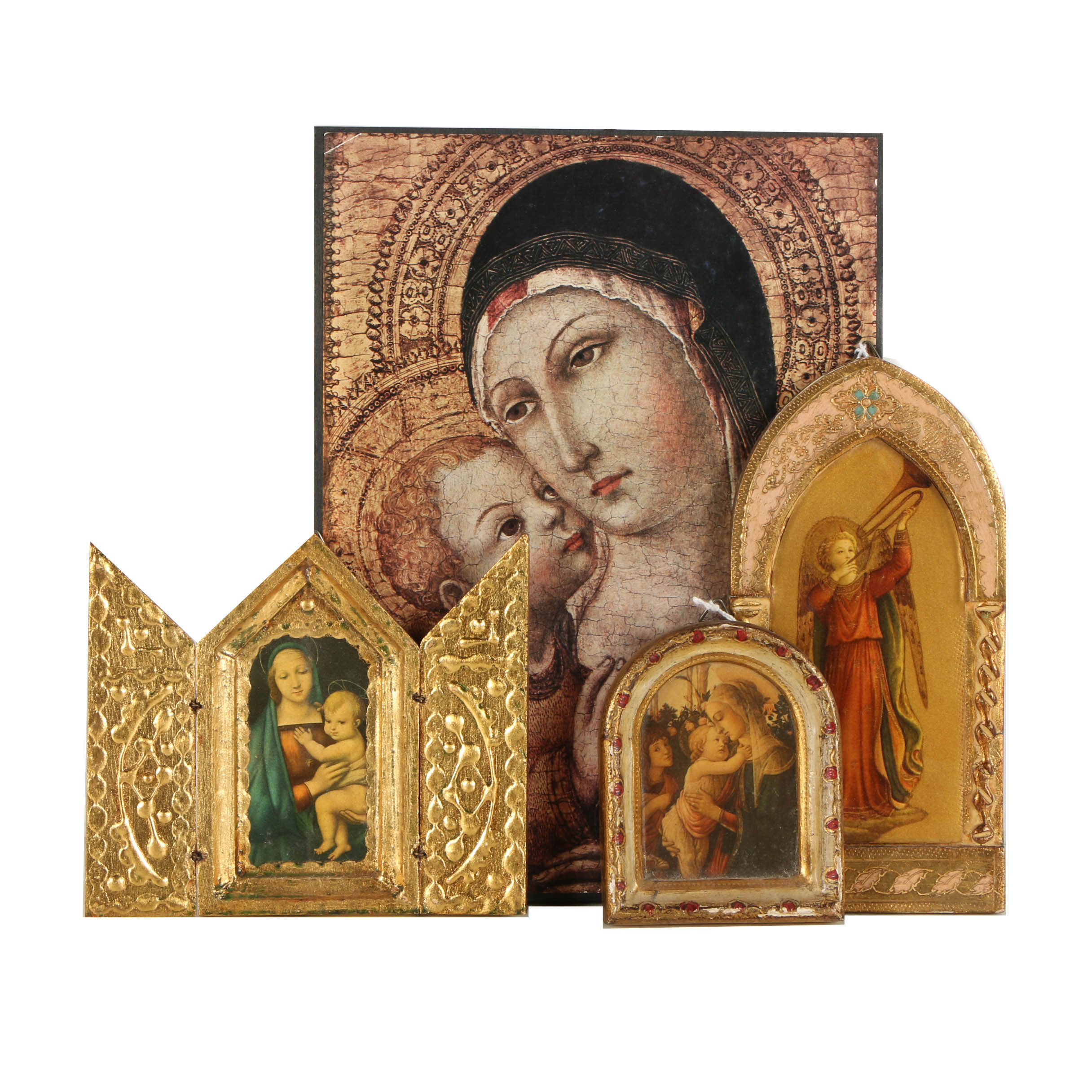 Reproduction Prints After Renaissance Madonna and Child Paintings