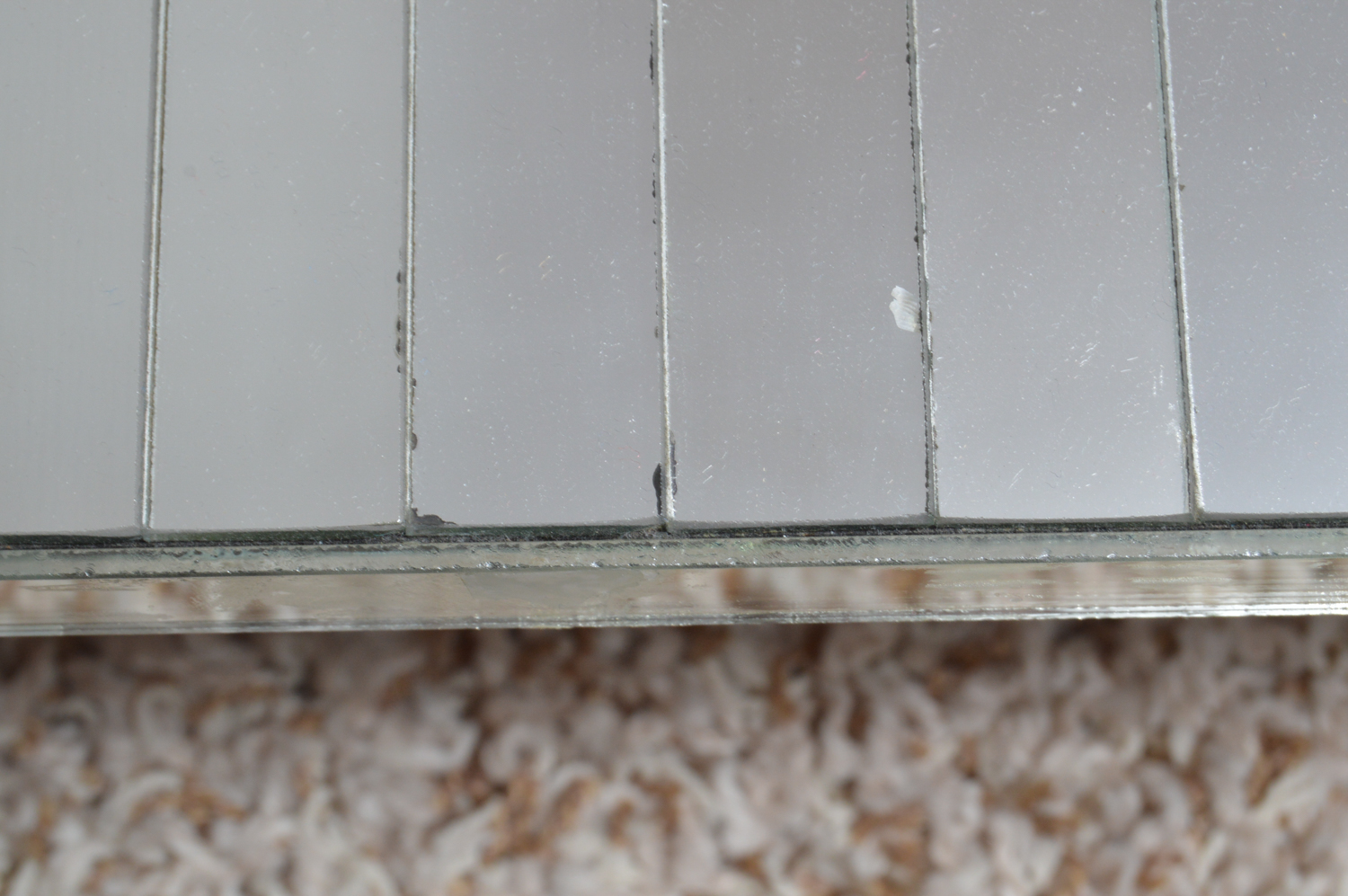 Mirrored Piano Motif Coffee Table