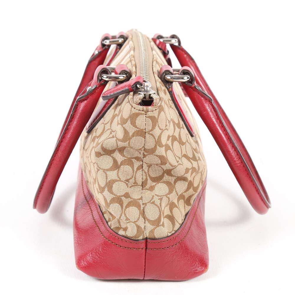 Coach Legacy Signature Stripe Mini Rory Bag