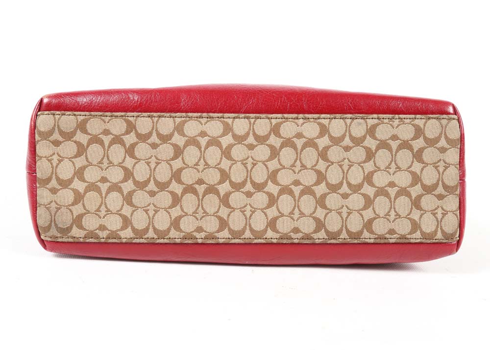 Coach Legacy Signature Stripe Mini Rory Bag