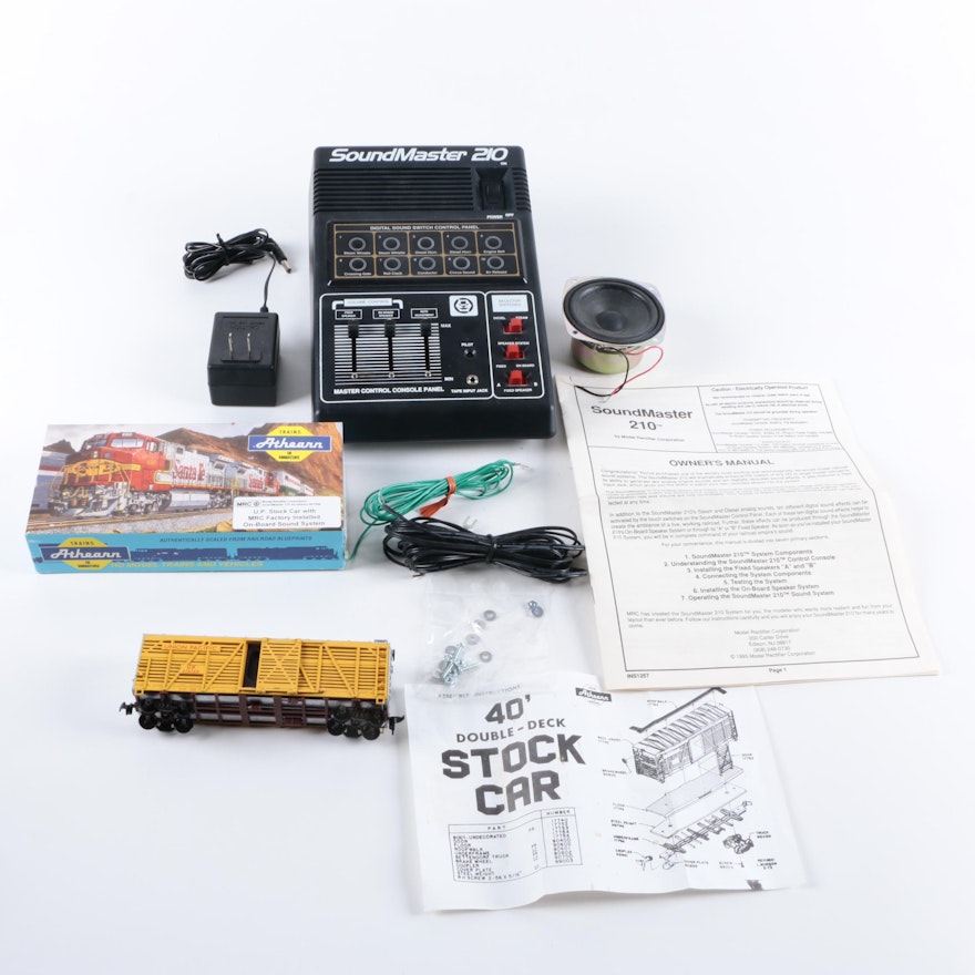 Athearn "Blue Box" Model Train and SoundMaster 210