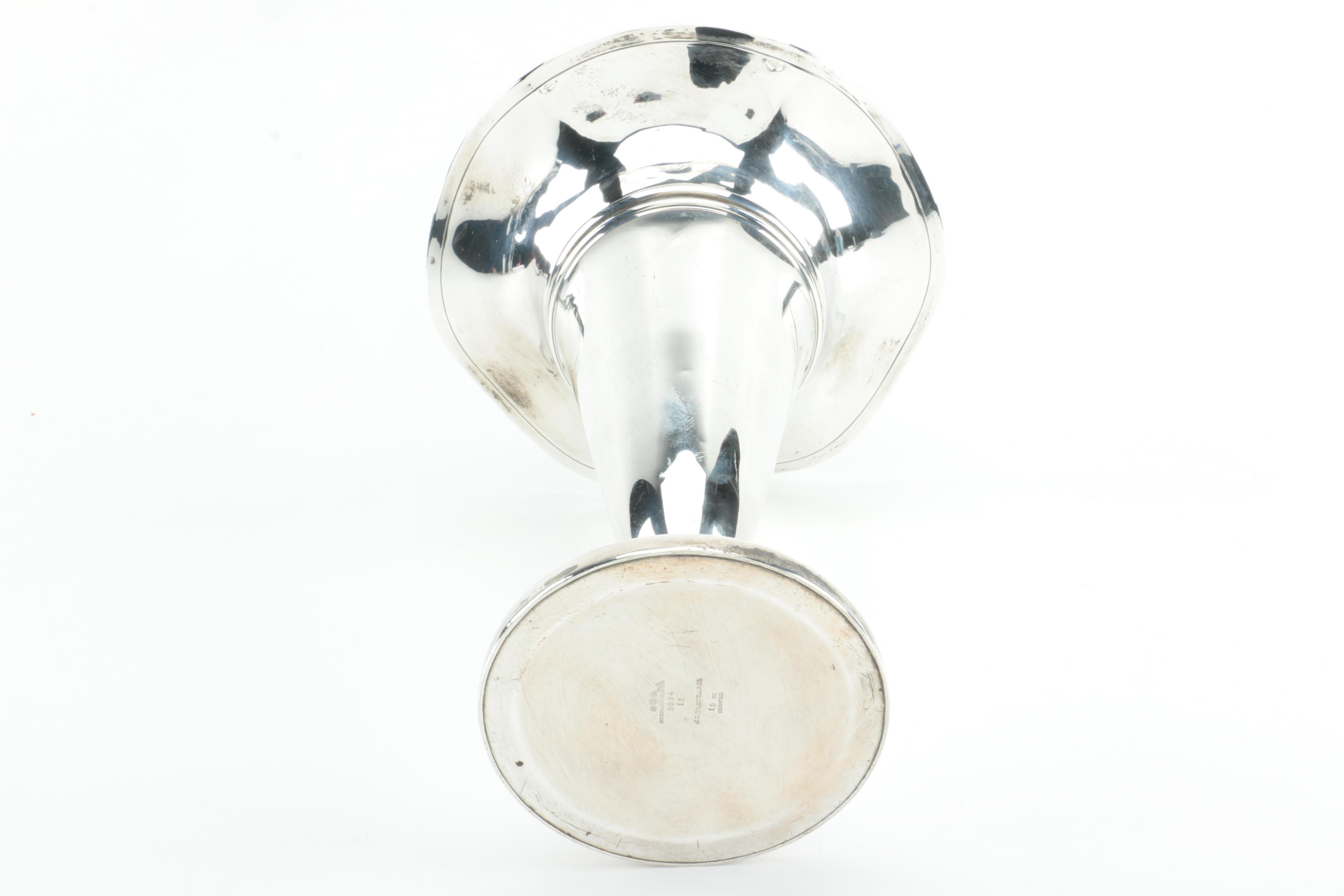 Vintage Watson Co. Weighted Sterling Silver Vase