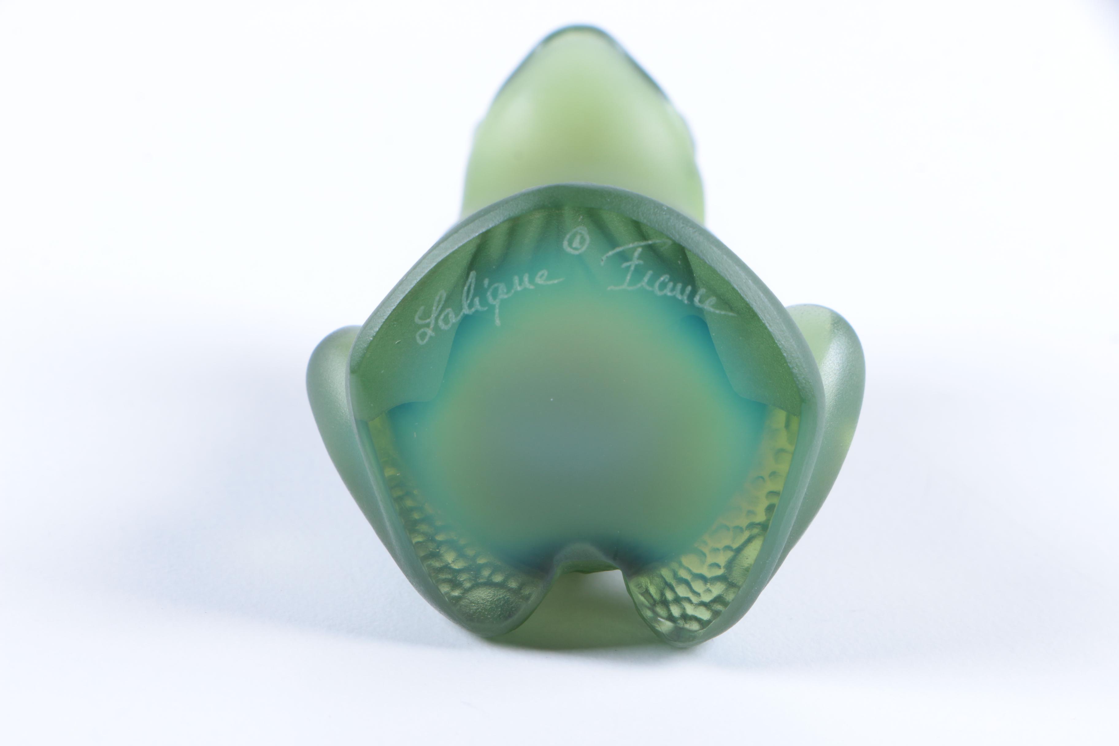 Lalique Crystal "Raniette" Frog Figurine