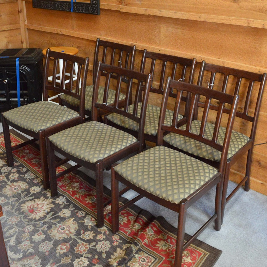Six Danish Modern Rosewood Side Chairs
