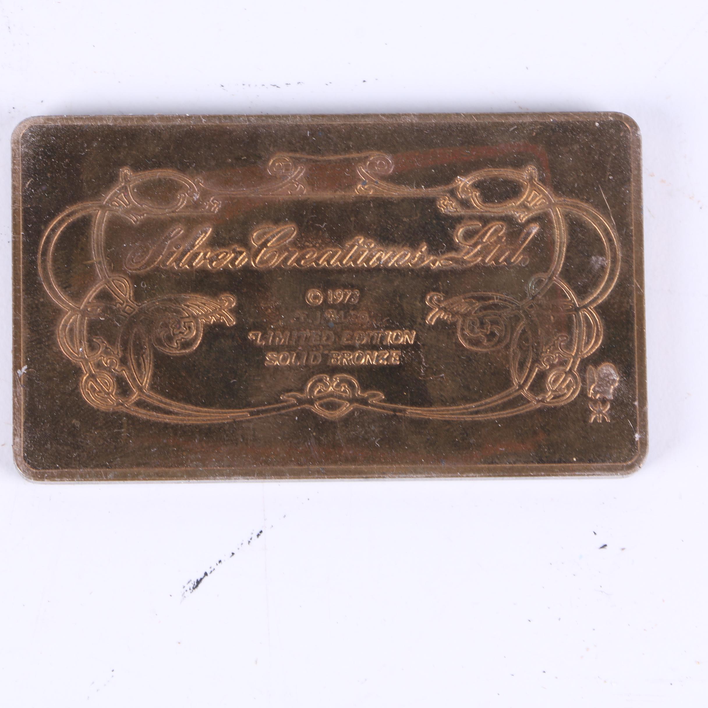 Watergate Themed Solid Bronze Bars