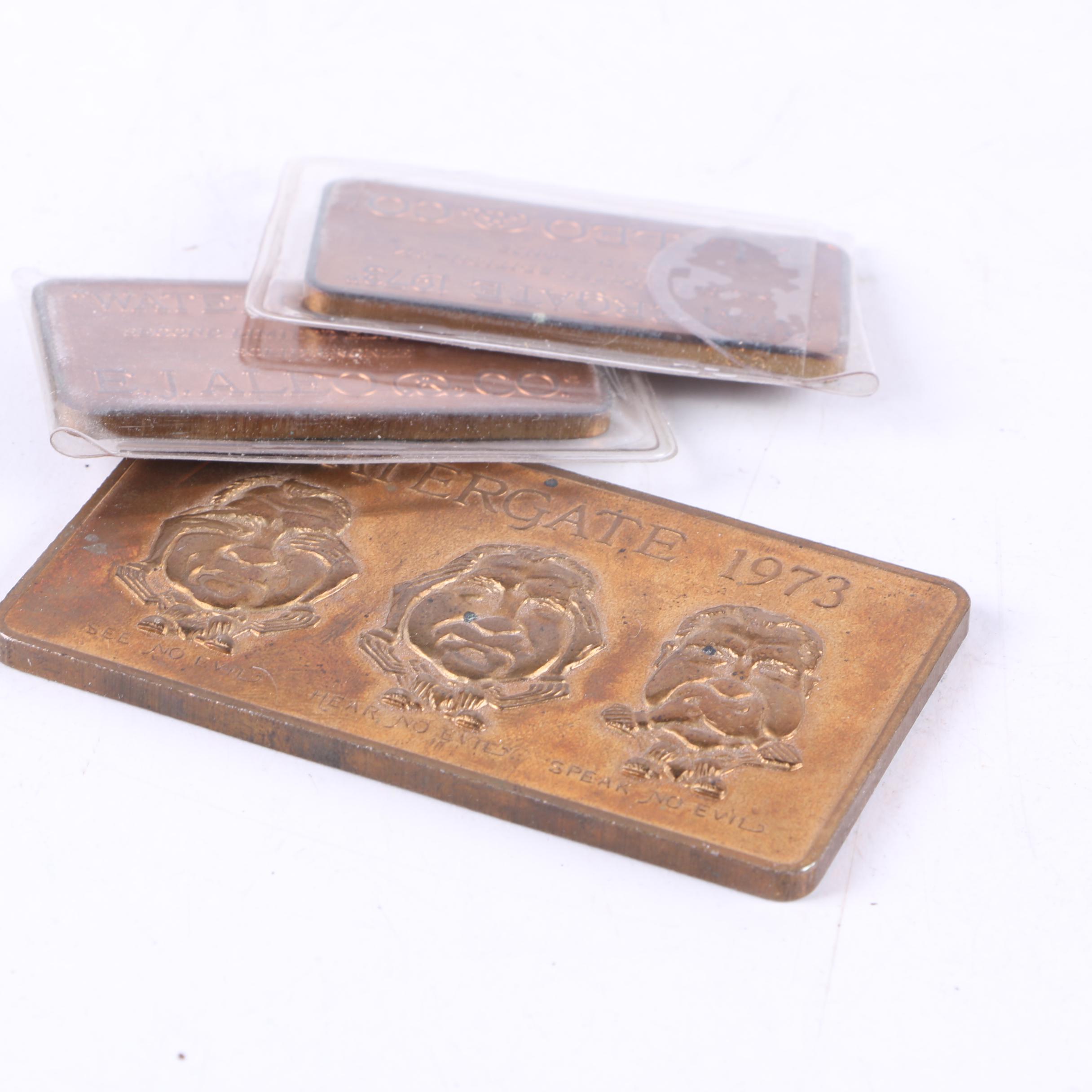 Watergate Themed Solid Bronze Bars