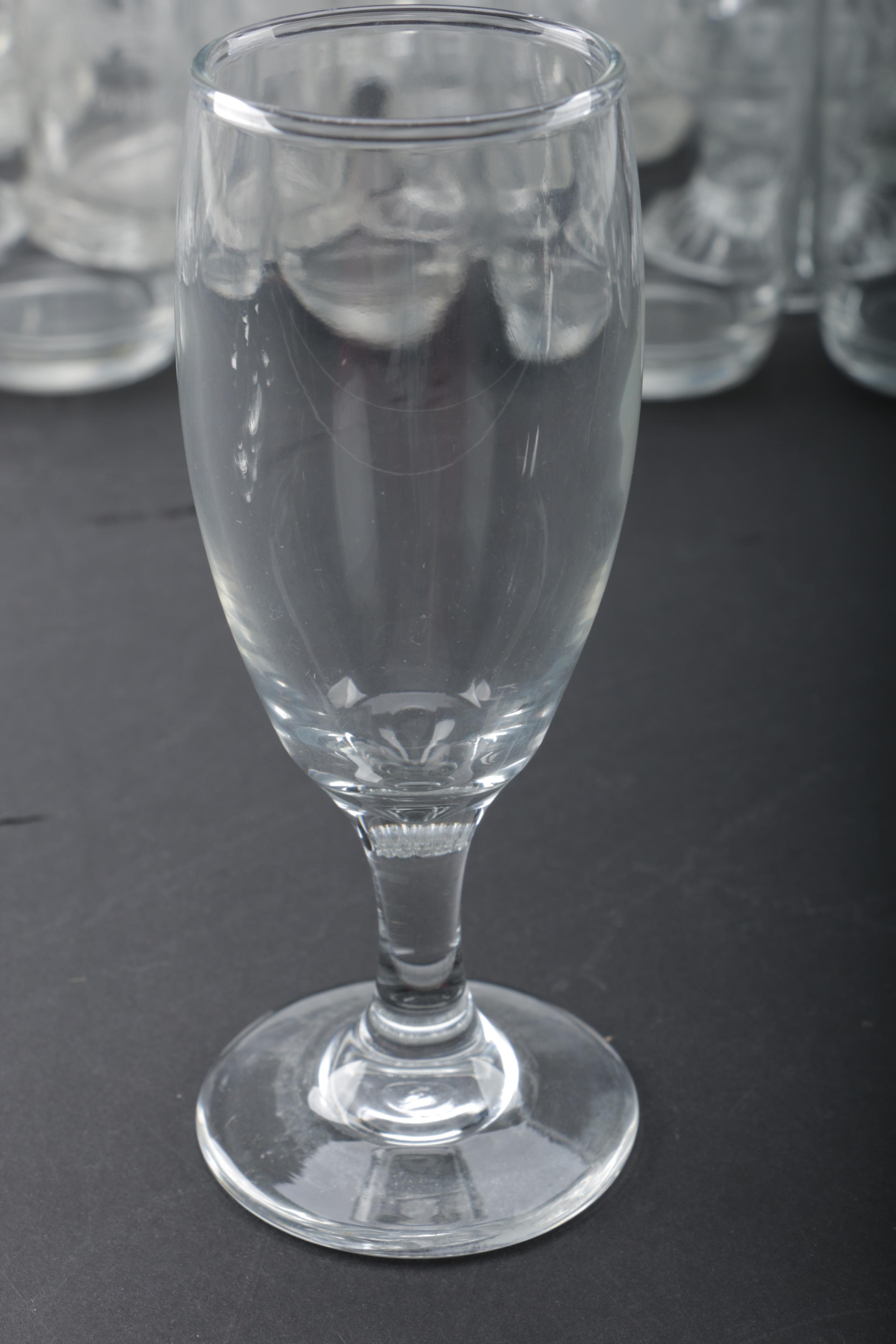 Assorted Glassware Including Princess House