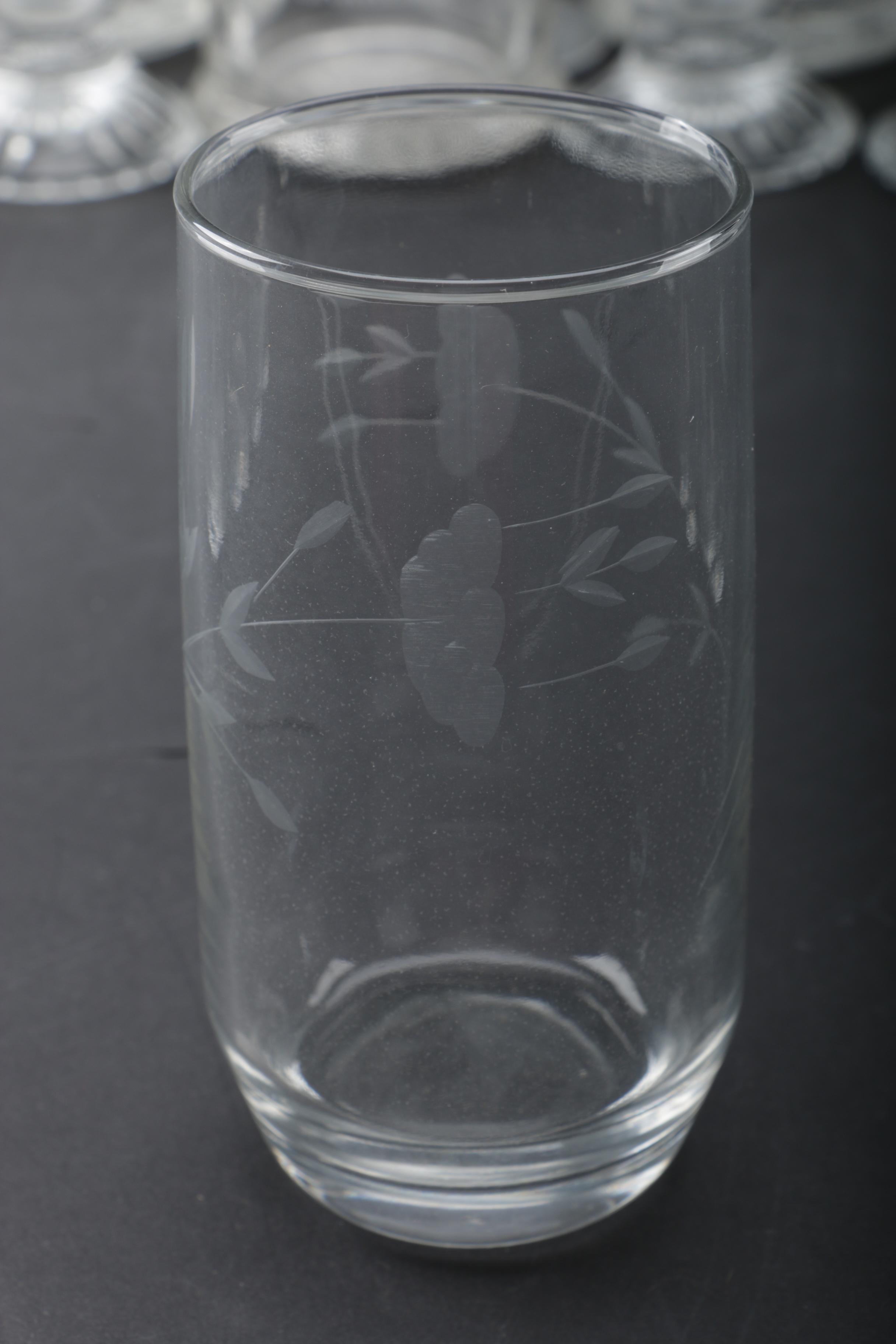 Assorted Glassware Including Princess House