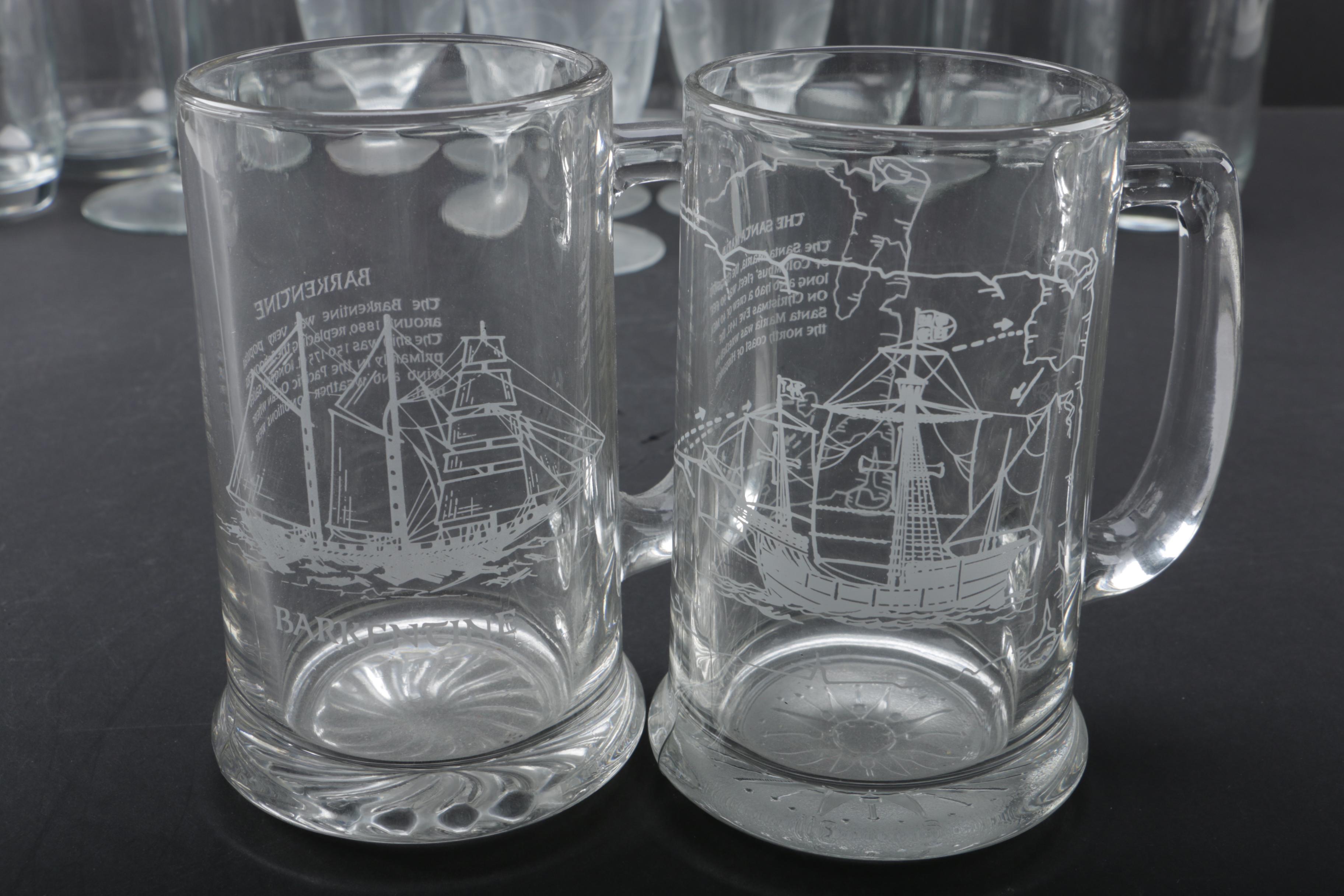 Assorted Glassware Including Princess House