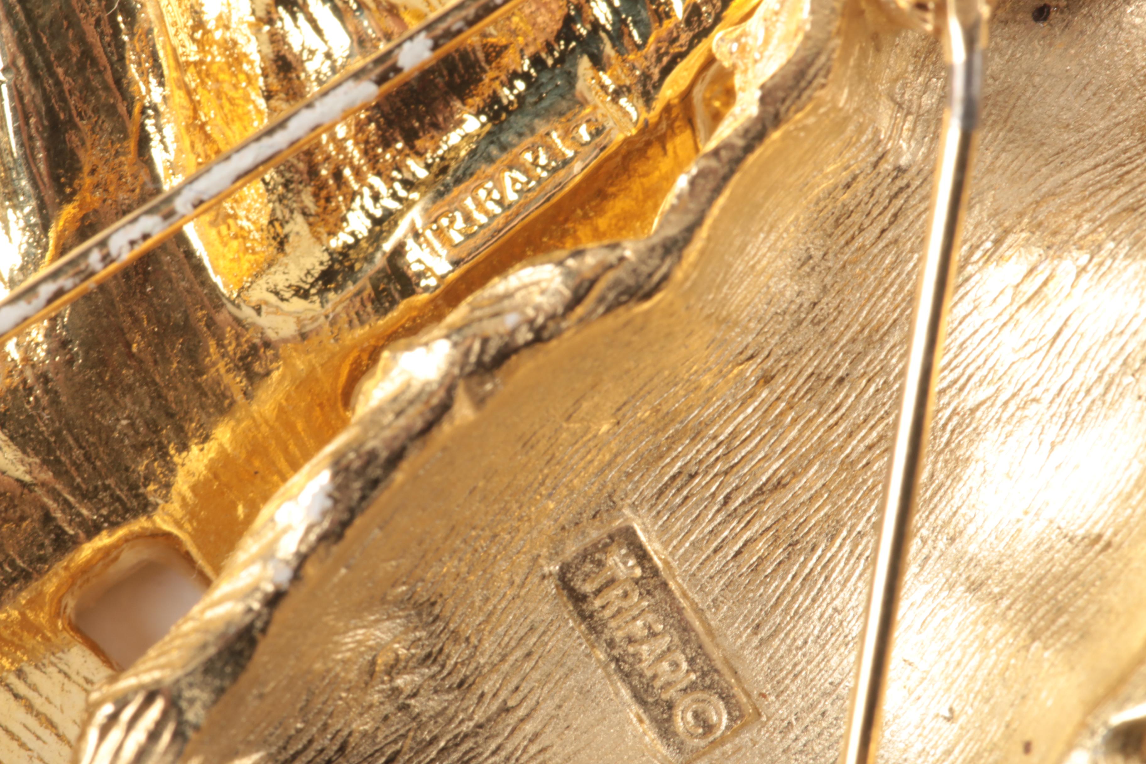 Vintage Trifari Gold Tone Animal and Insect Themed Costume Brooches