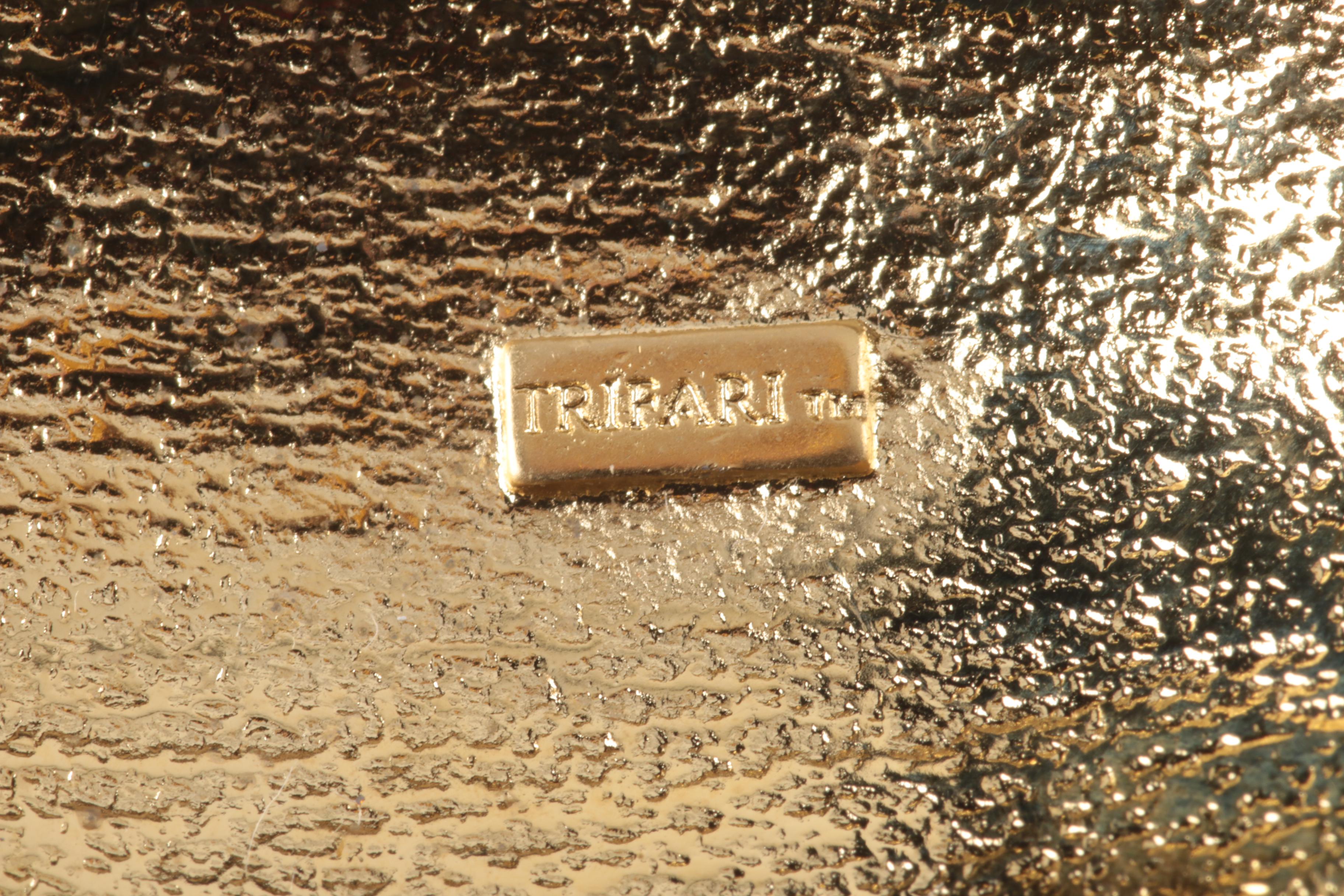 Vintage Trifari Gold Tone Animal and Insect Themed Costume Brooches