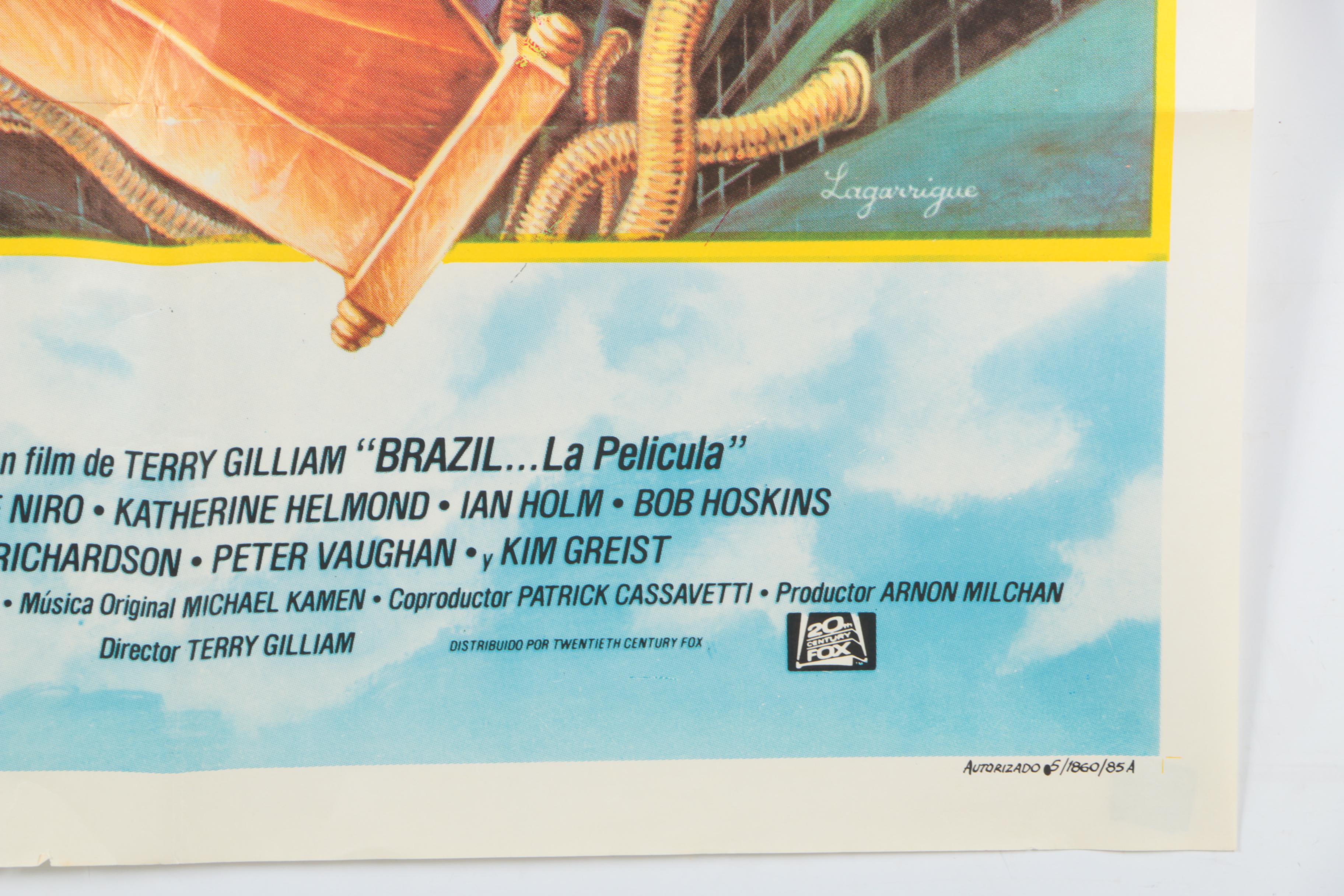 Spanish Movie Poster for "Brazil"