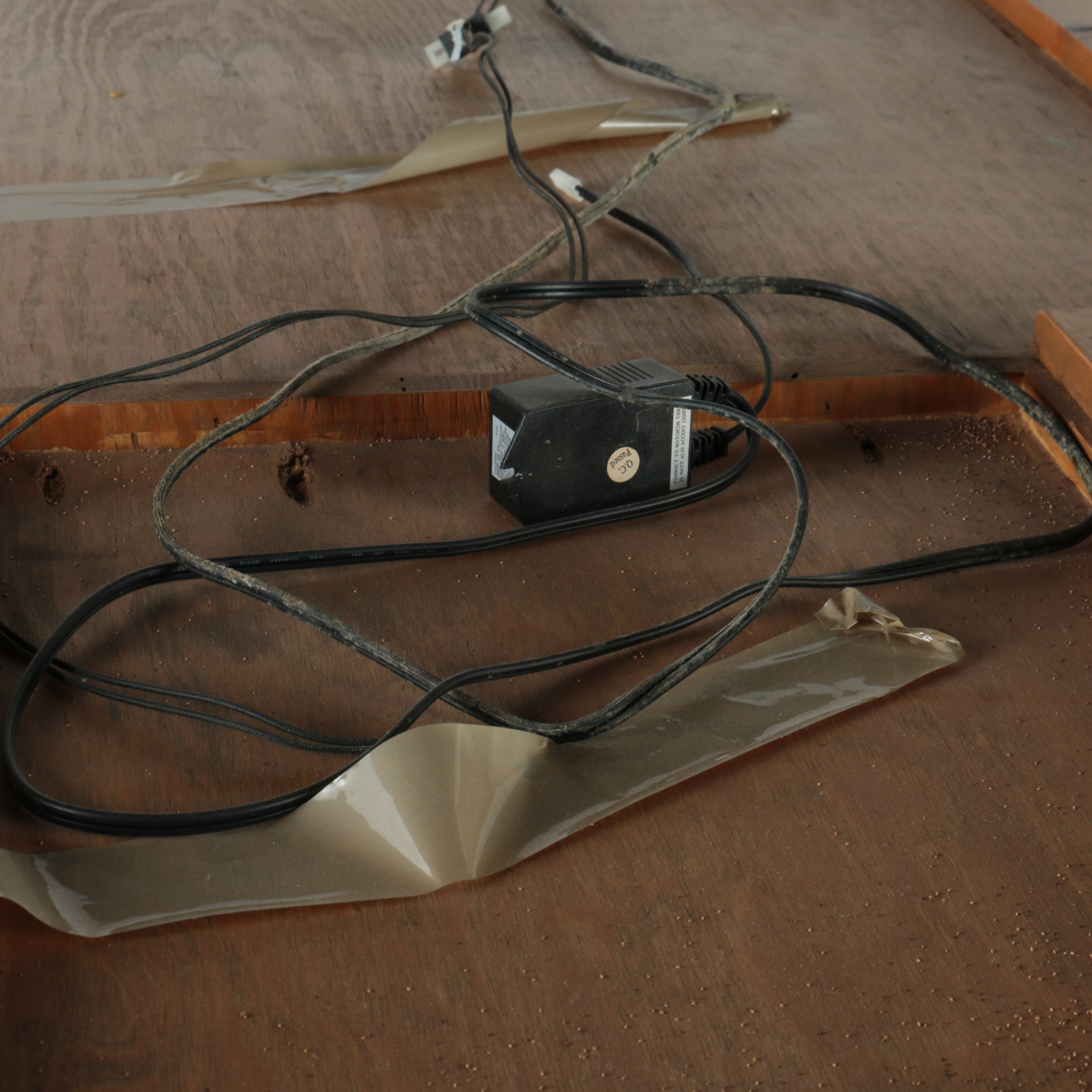 Large Pine Breakfront Media Cabinet