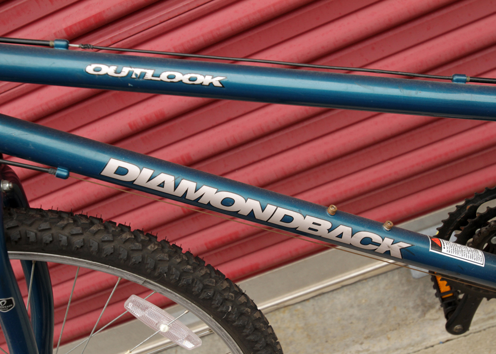 Women's Diamondback "Outlook" Trail Bicycle and Bike Rack