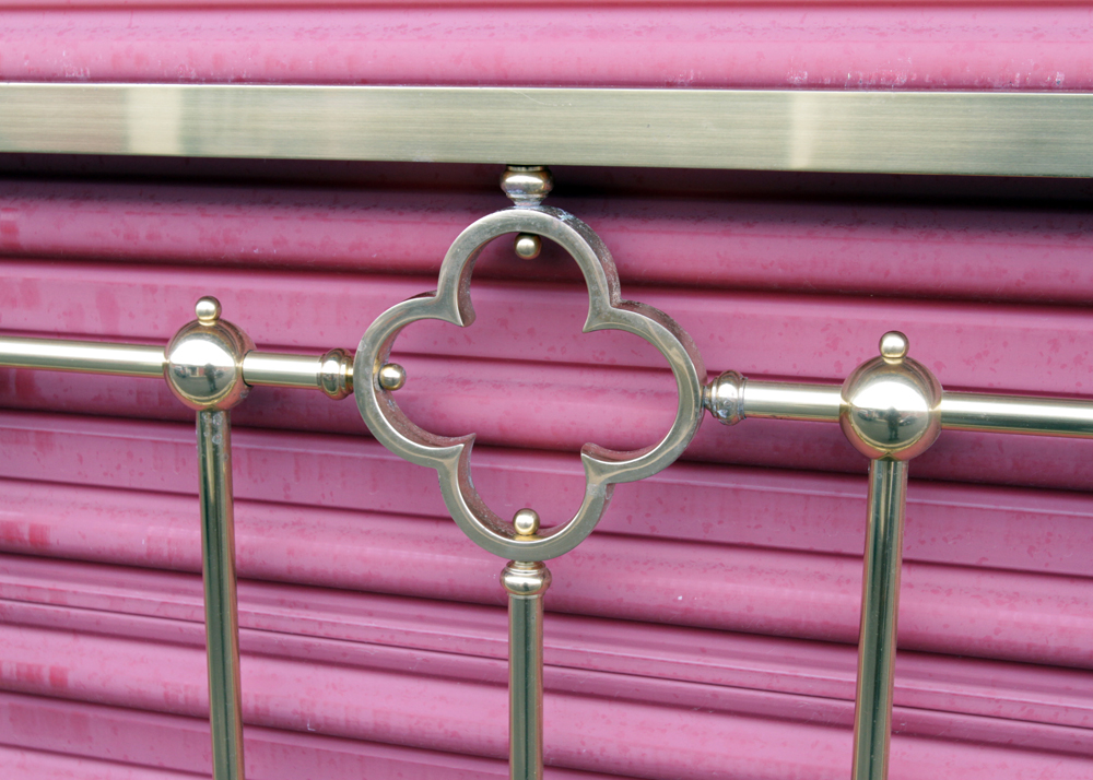 Queen Size Brass Bed Frame