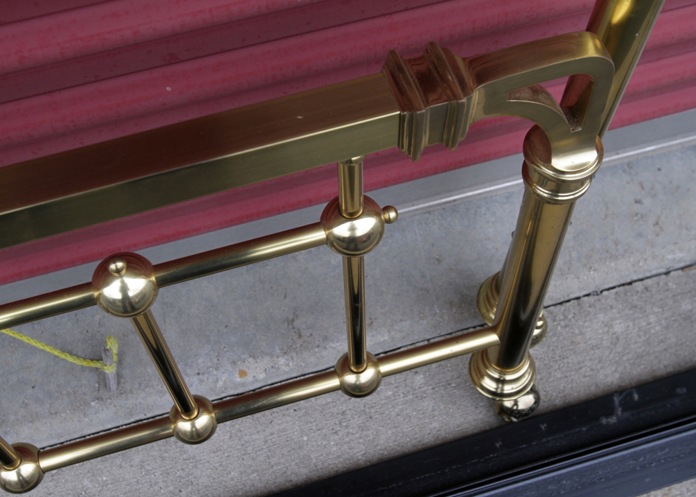 Queen Size Brass Bed Frame