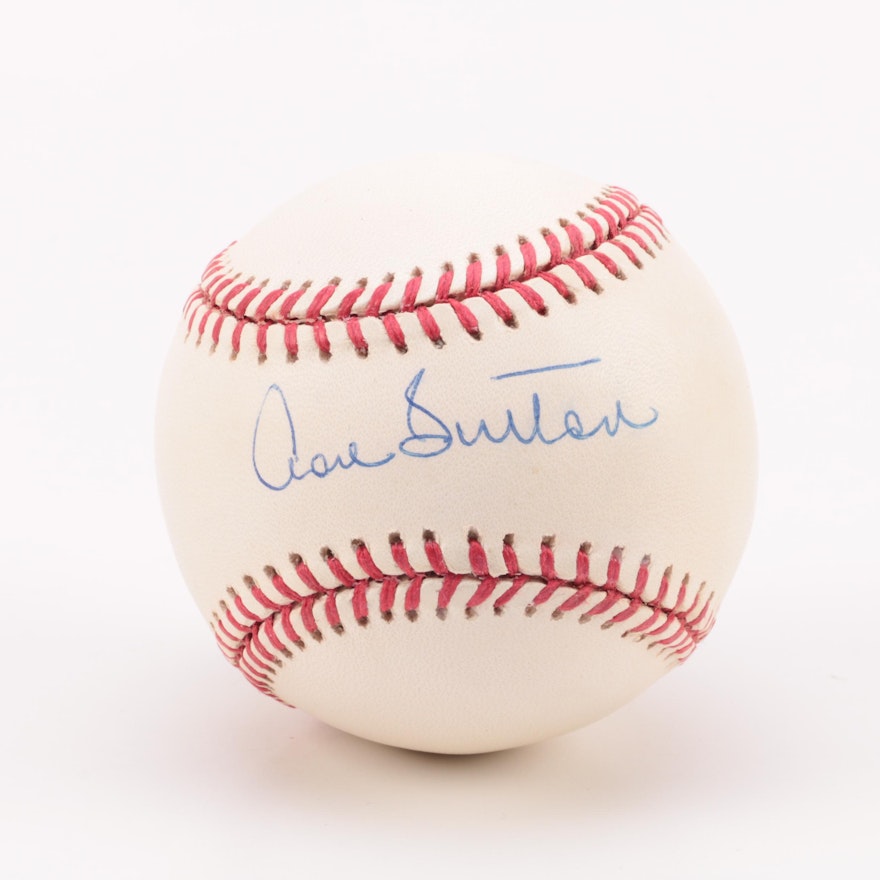 Autographed Don Sutton Baseball