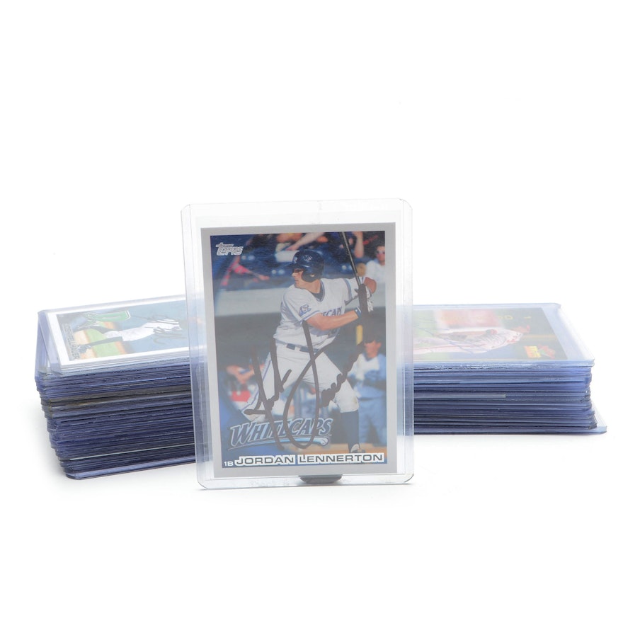 Signed Baseball Cards, Some Certified