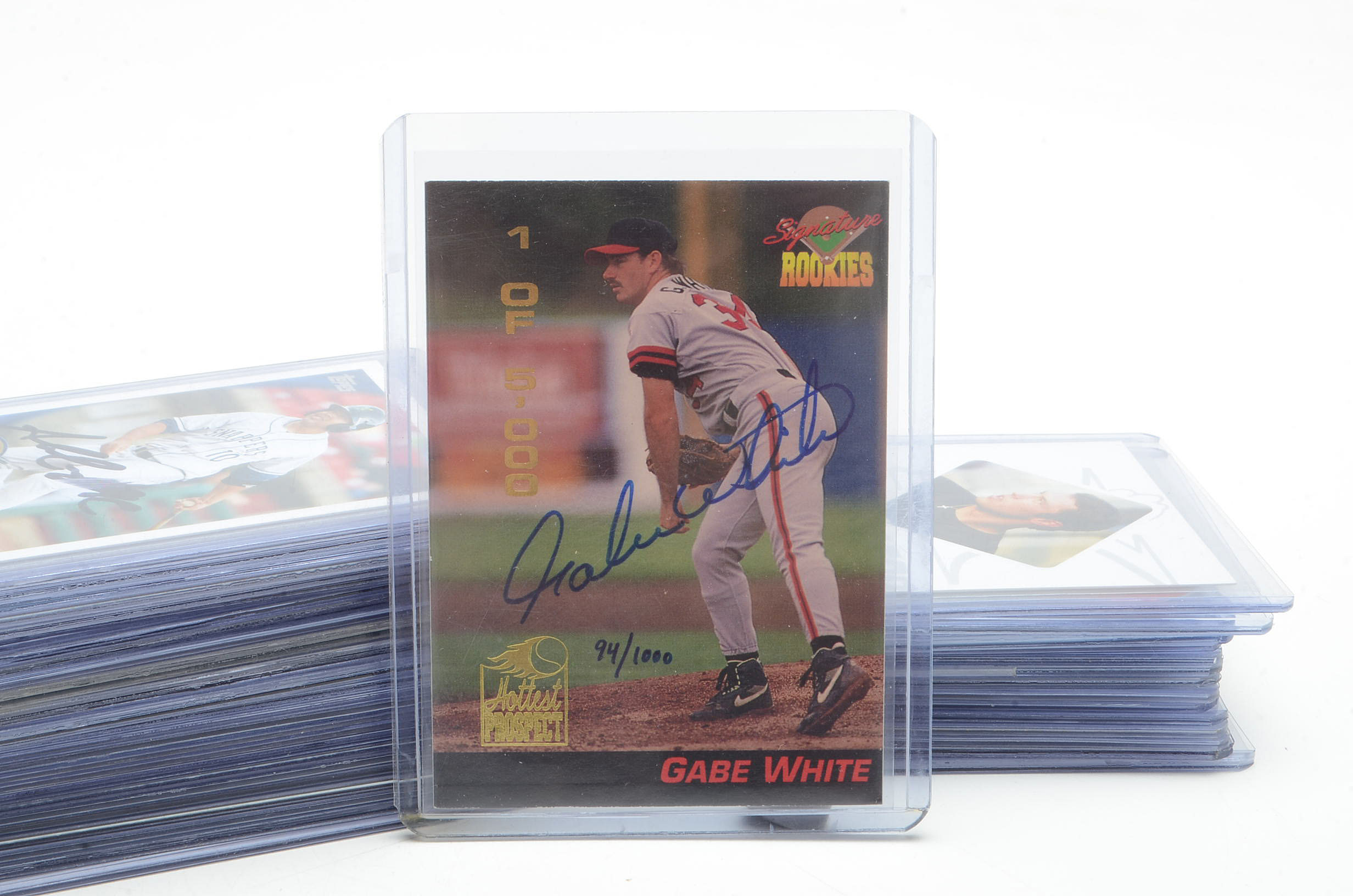 Signed Baseball Cards, Some Certified
