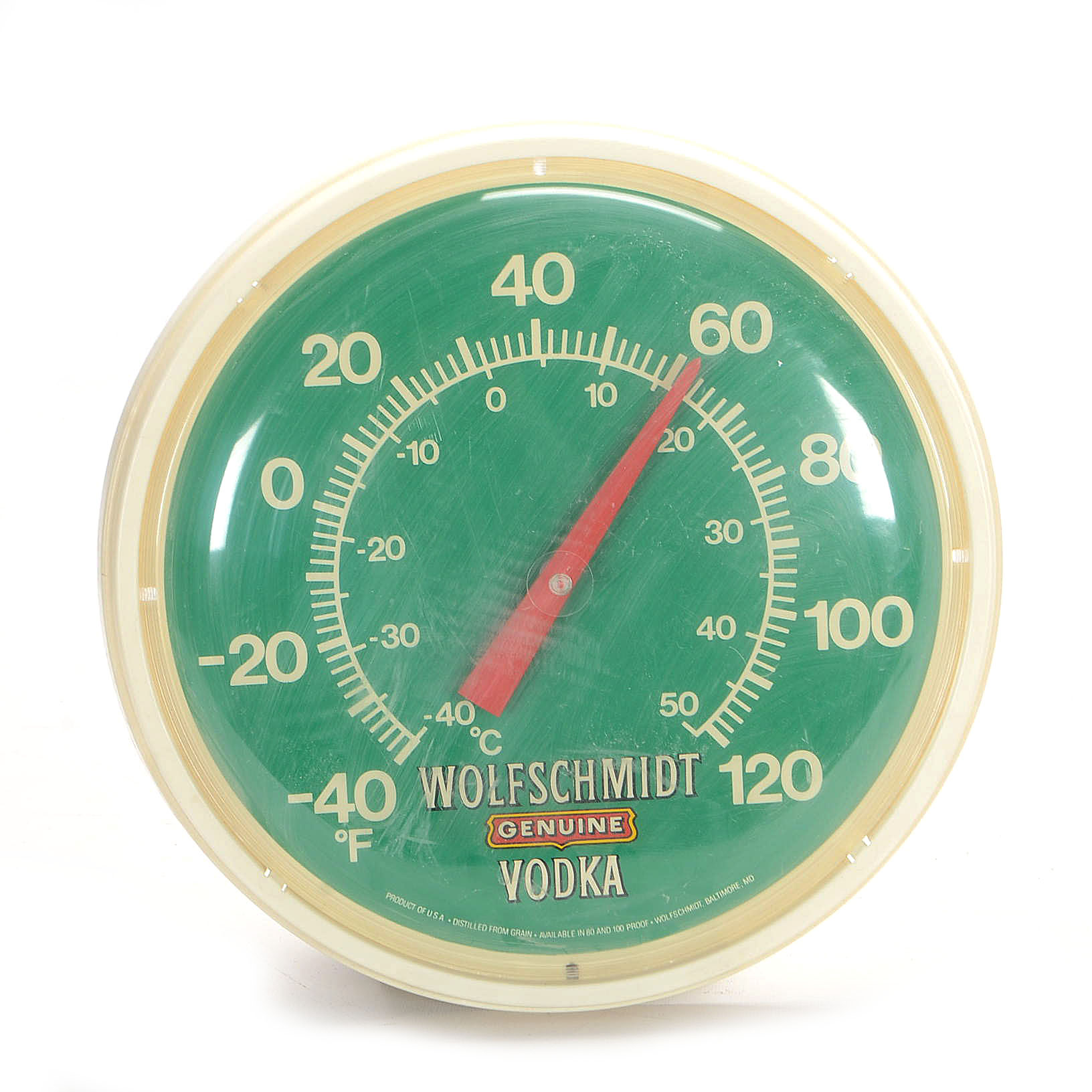 Wolfschmidt Vodka Thermometer