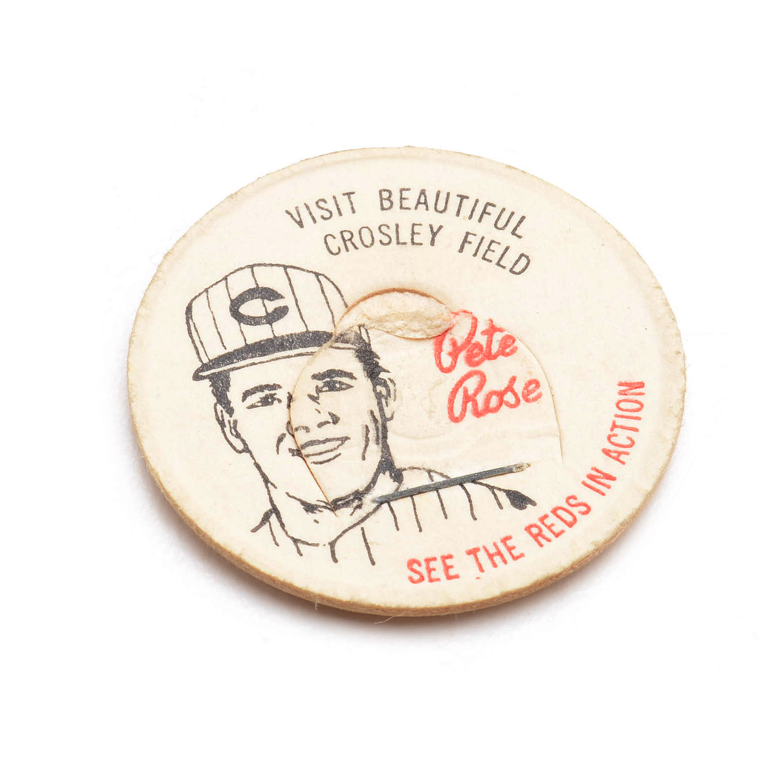 Pete Rose 1963 French Bauer Lid
