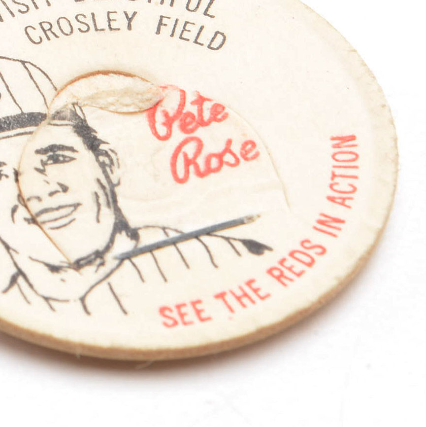 Pete Rose 1963 French Bauer Lid