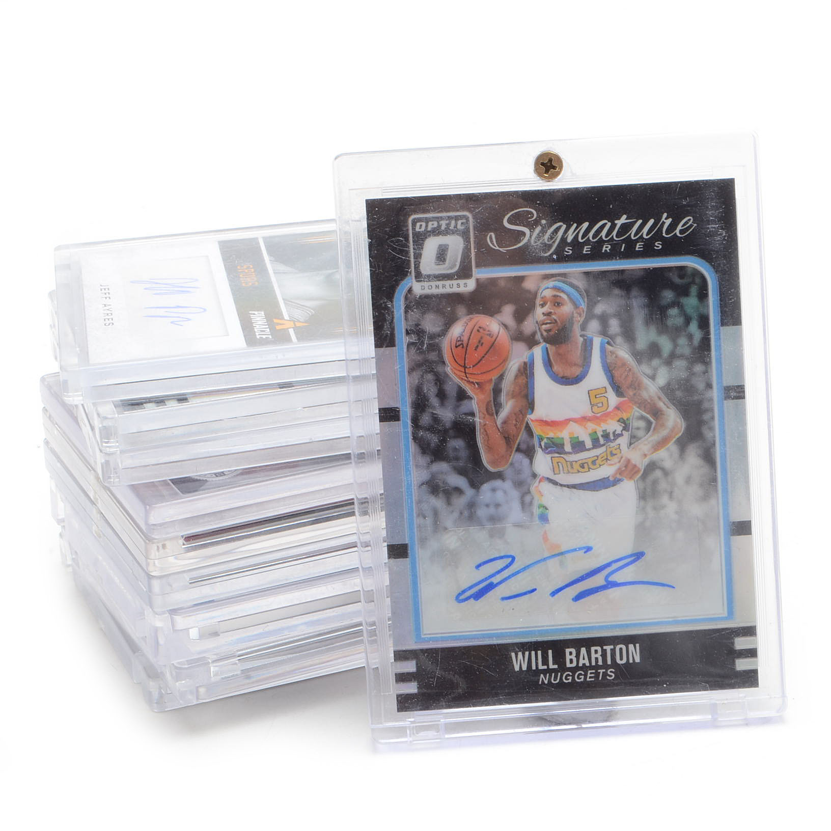 Ten Panini Certified Autographed NBA Basketball Cards