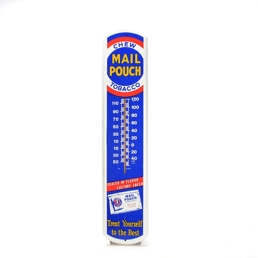 "Mail Pouch" Thermometer