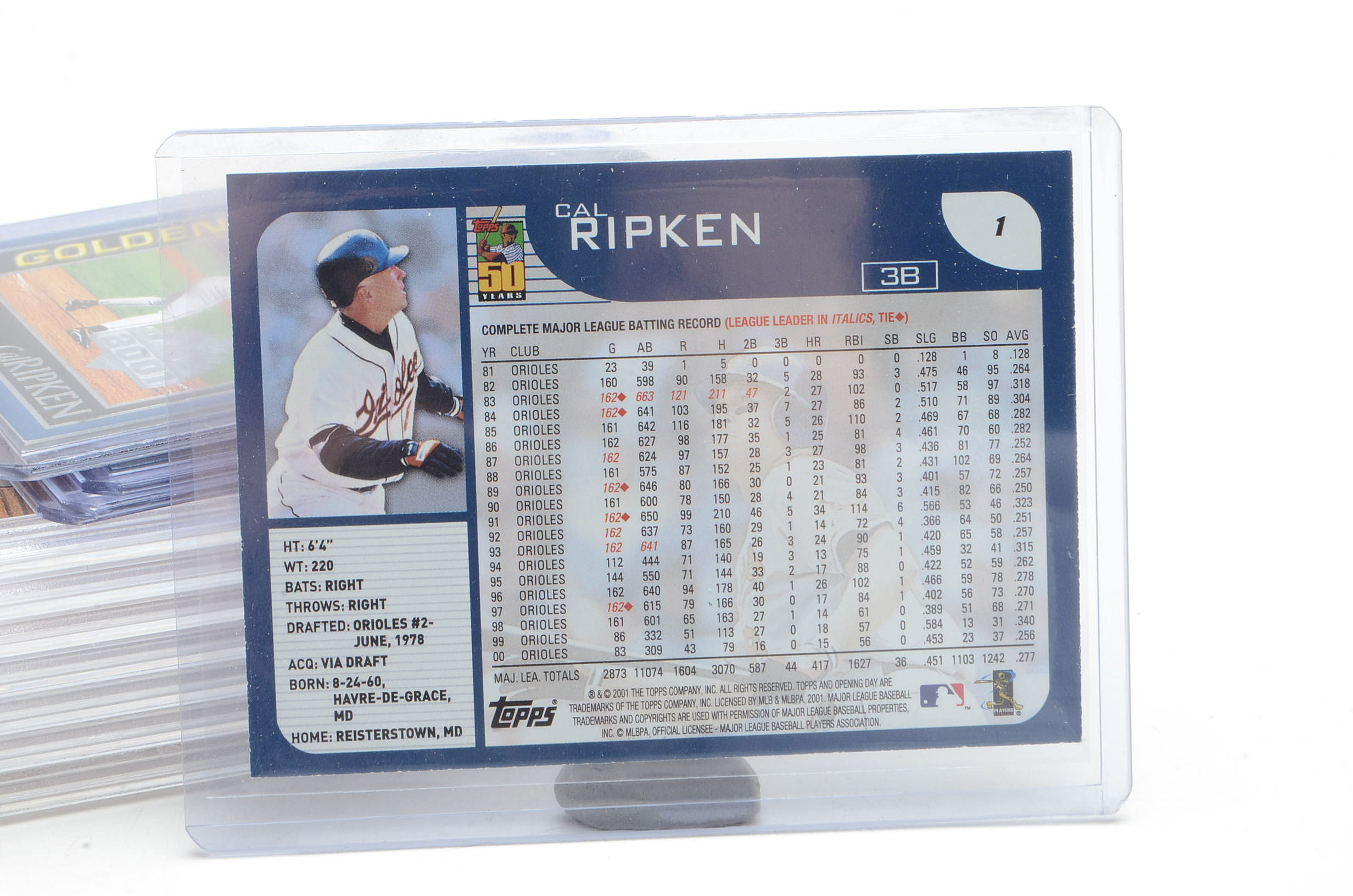 Cal Ripken Jr. Graded Cards with Other Cards