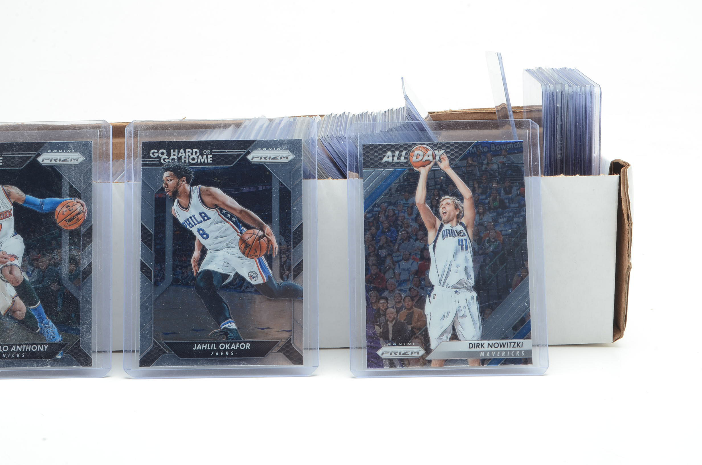 One Hundred Assorted NBA Stars, Inserts, and Serial Numbered Cards
