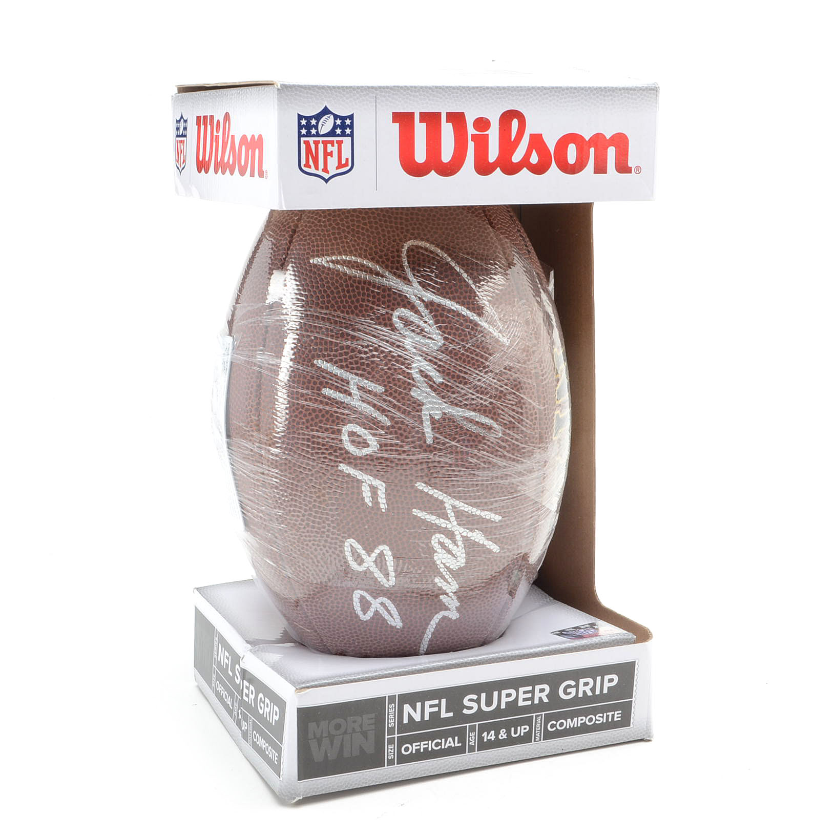 Jack Ham Signed Wilson Football Leaf COA