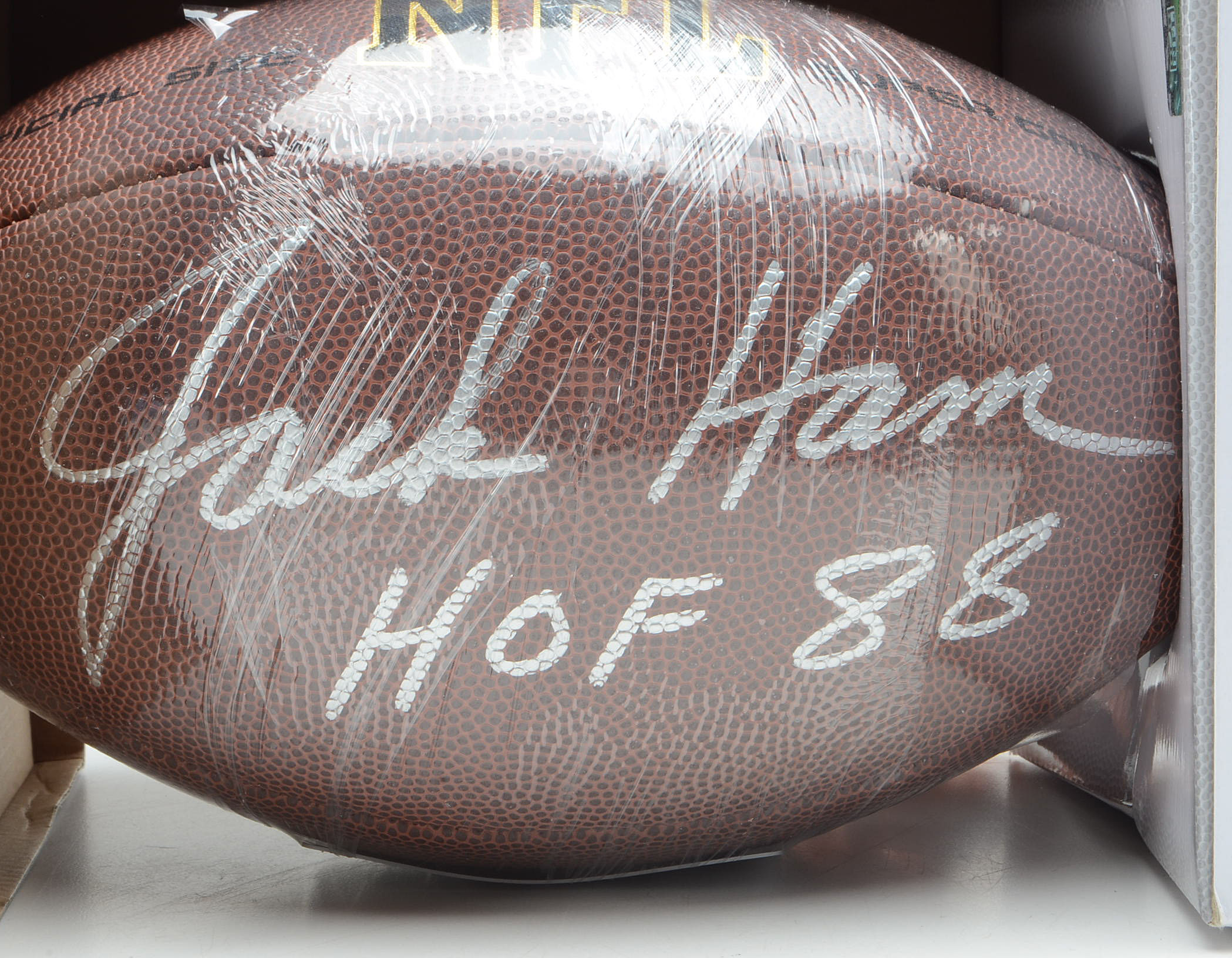 Jack Ham Signed Wilson Football Leaf COA