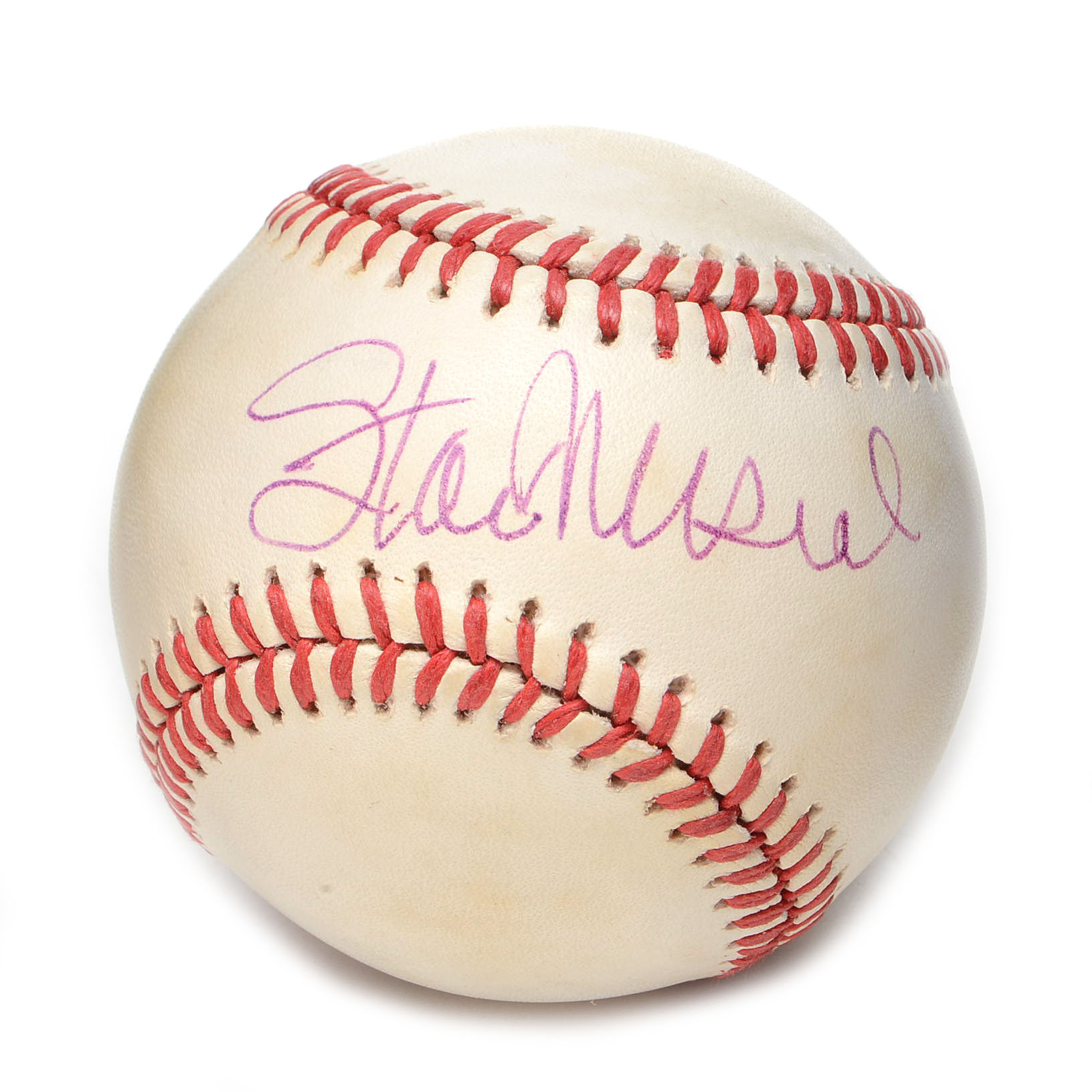 Stan Musial Signed Rawlings MLB Baseball JSA COA