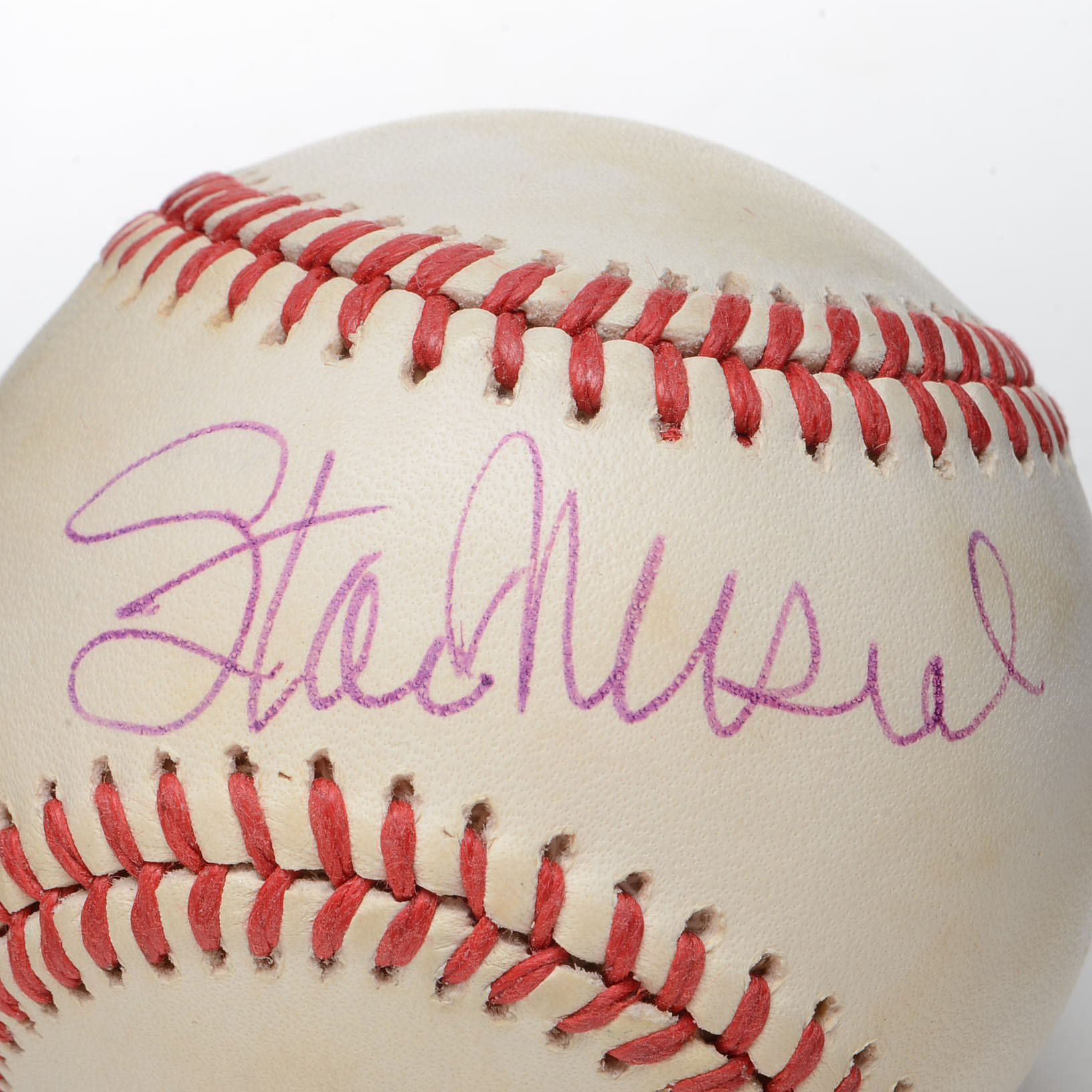 Stan Musial Signed Rawlings MLB Baseball JSA COA