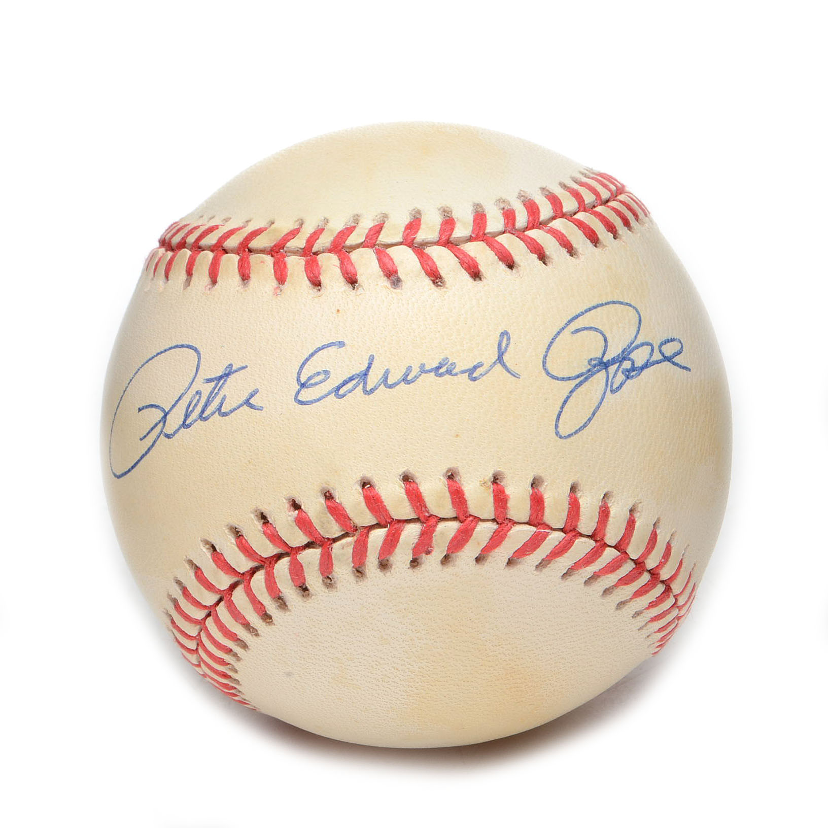 Pete Edward Rose Signed Baseball Sports Gallery COA