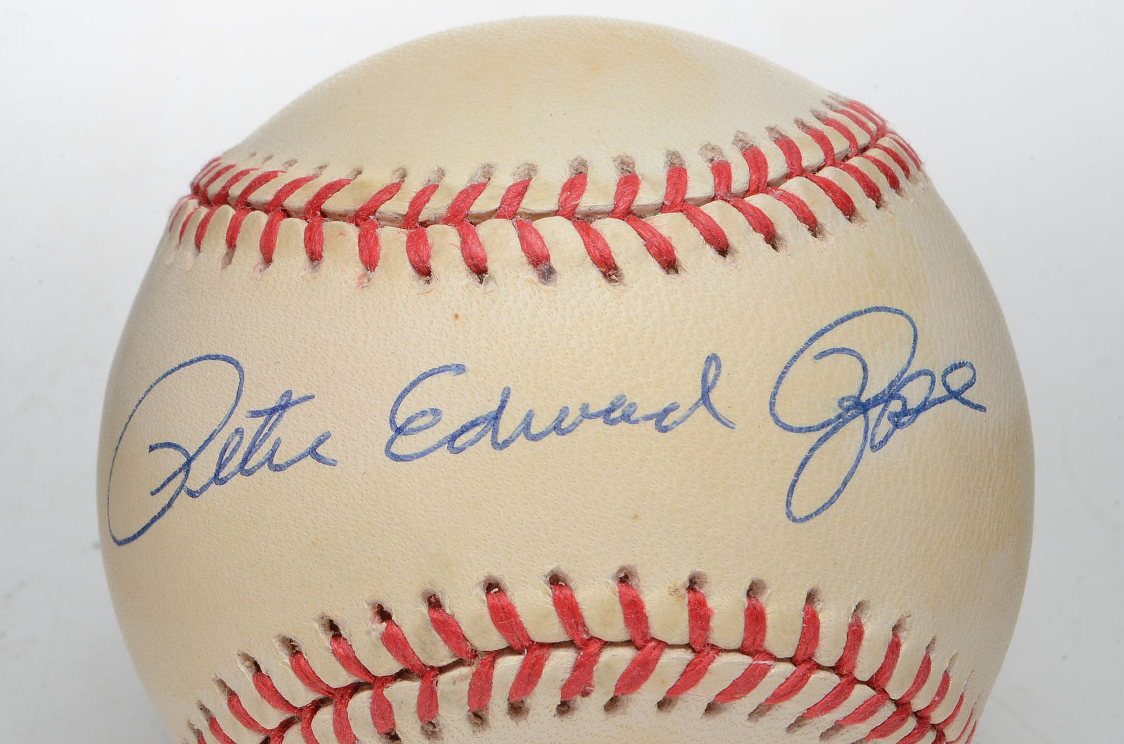 Pete Edward Rose Signed Baseball Sports Gallery COA