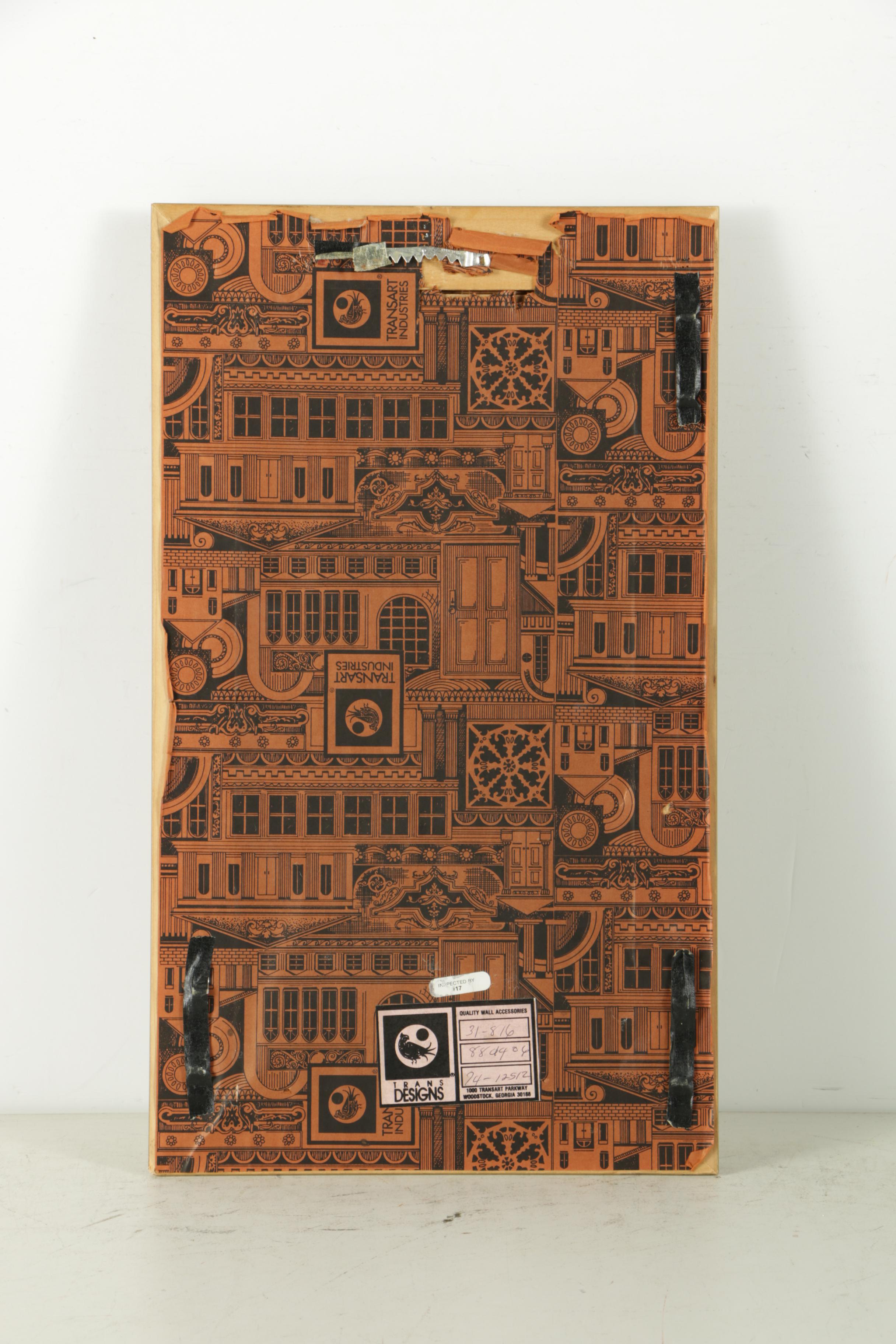 Rectangular Beveled Glass Wall Mirror