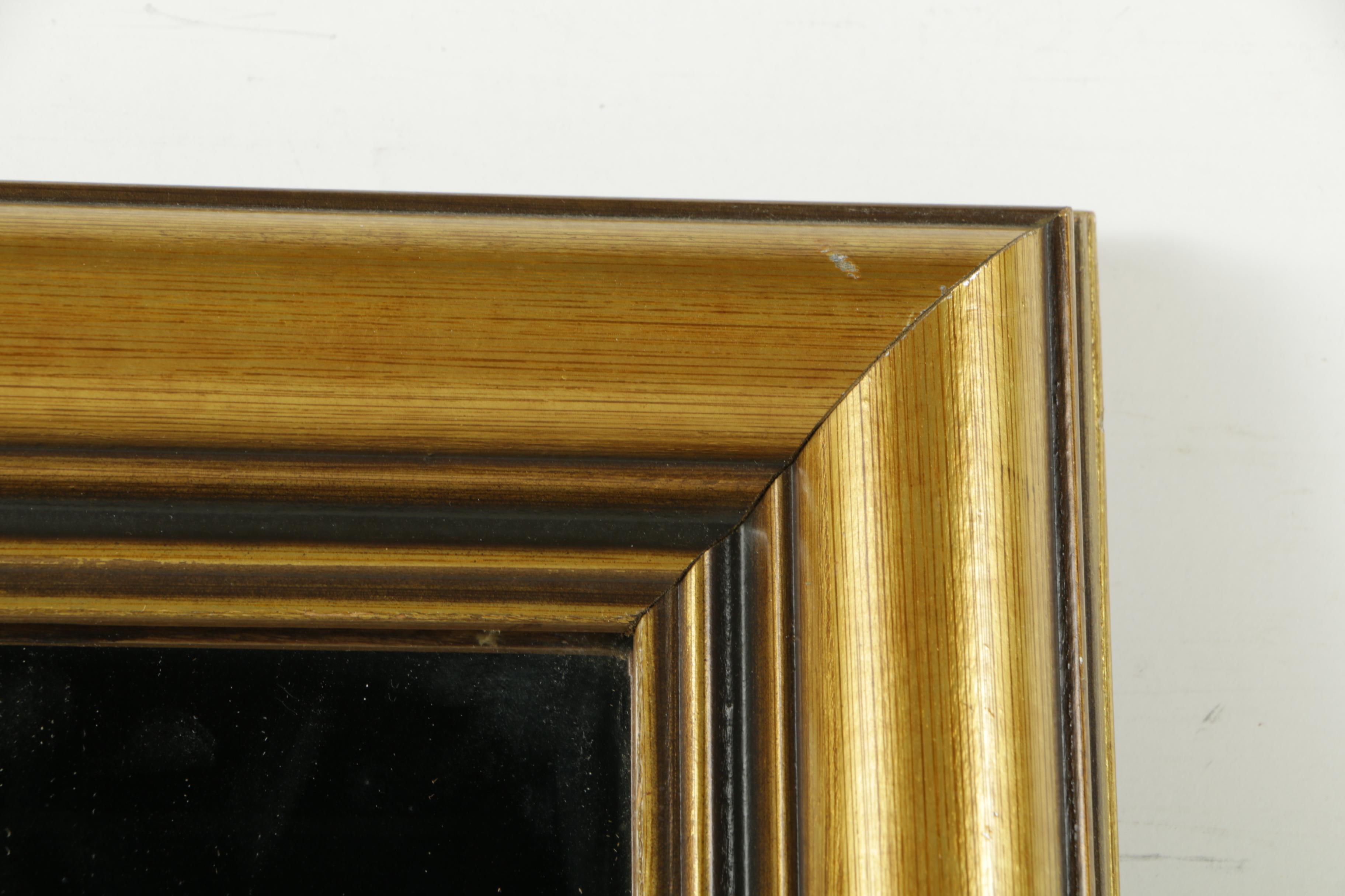 Rectangular Beveled Glass Wall Mirror