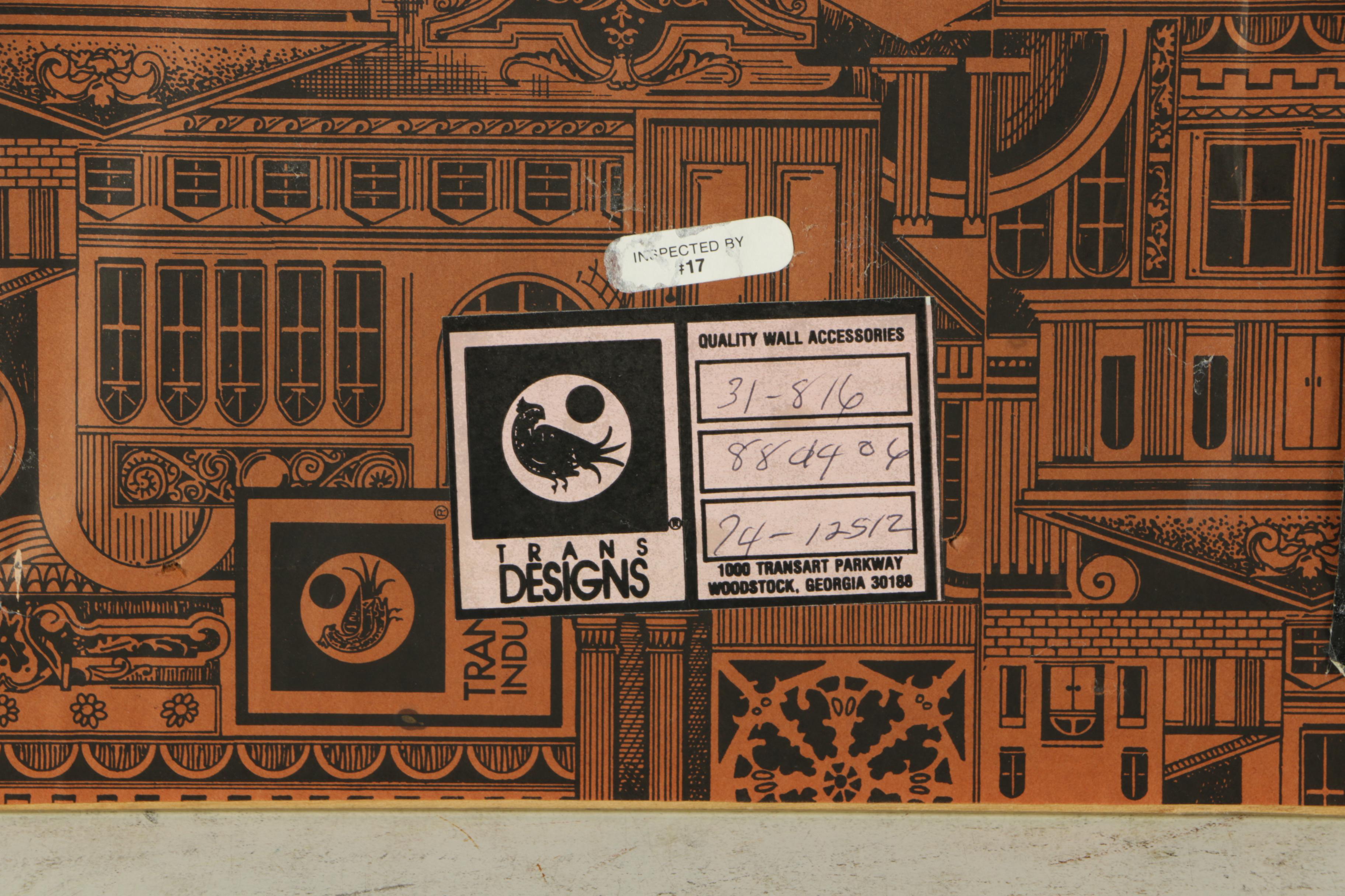 Rectangular Beveled Glass Wall Mirror