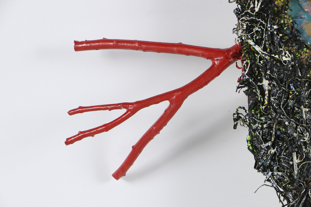 Frank Kowing Mixed Media Wall Sculpture "Obama Got Osama"