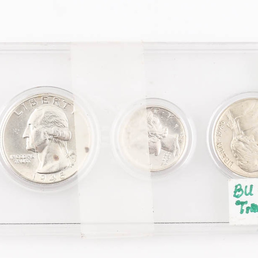 1945 U.S. Type Coin Set